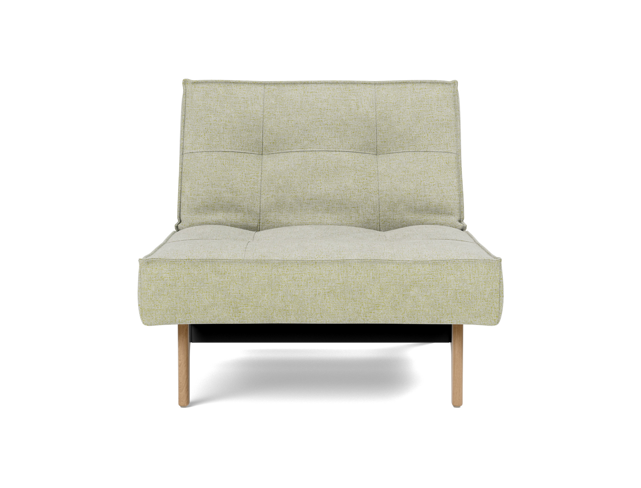 Sessel Splitback Flachgewebe Avella 280-Sand Beine Eiche