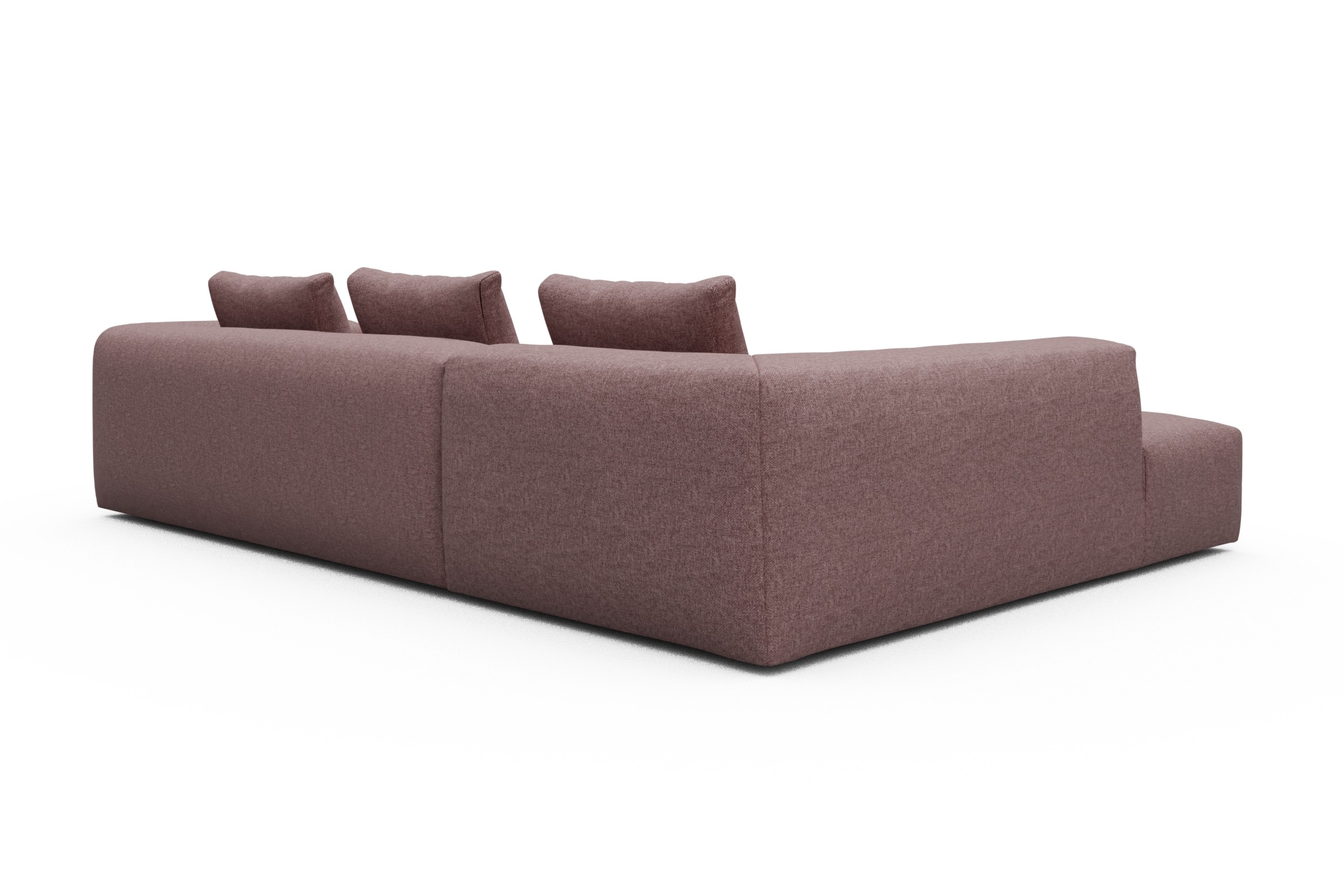 Ecksofa Fred Relax-Ecke links mit 2,5-Sitzer Sama-Flamingo