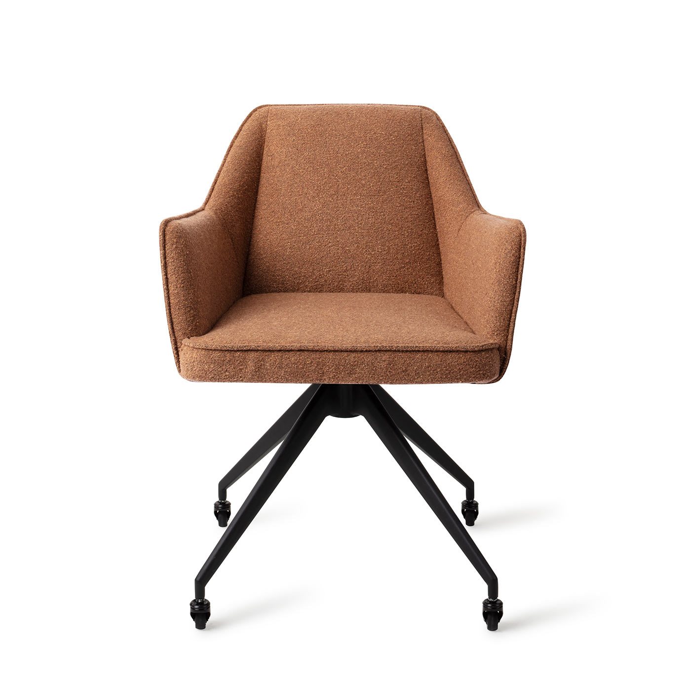 Jesper Home Esszimmerstuhl Tome Cinnamon Bun Glide Schwarz