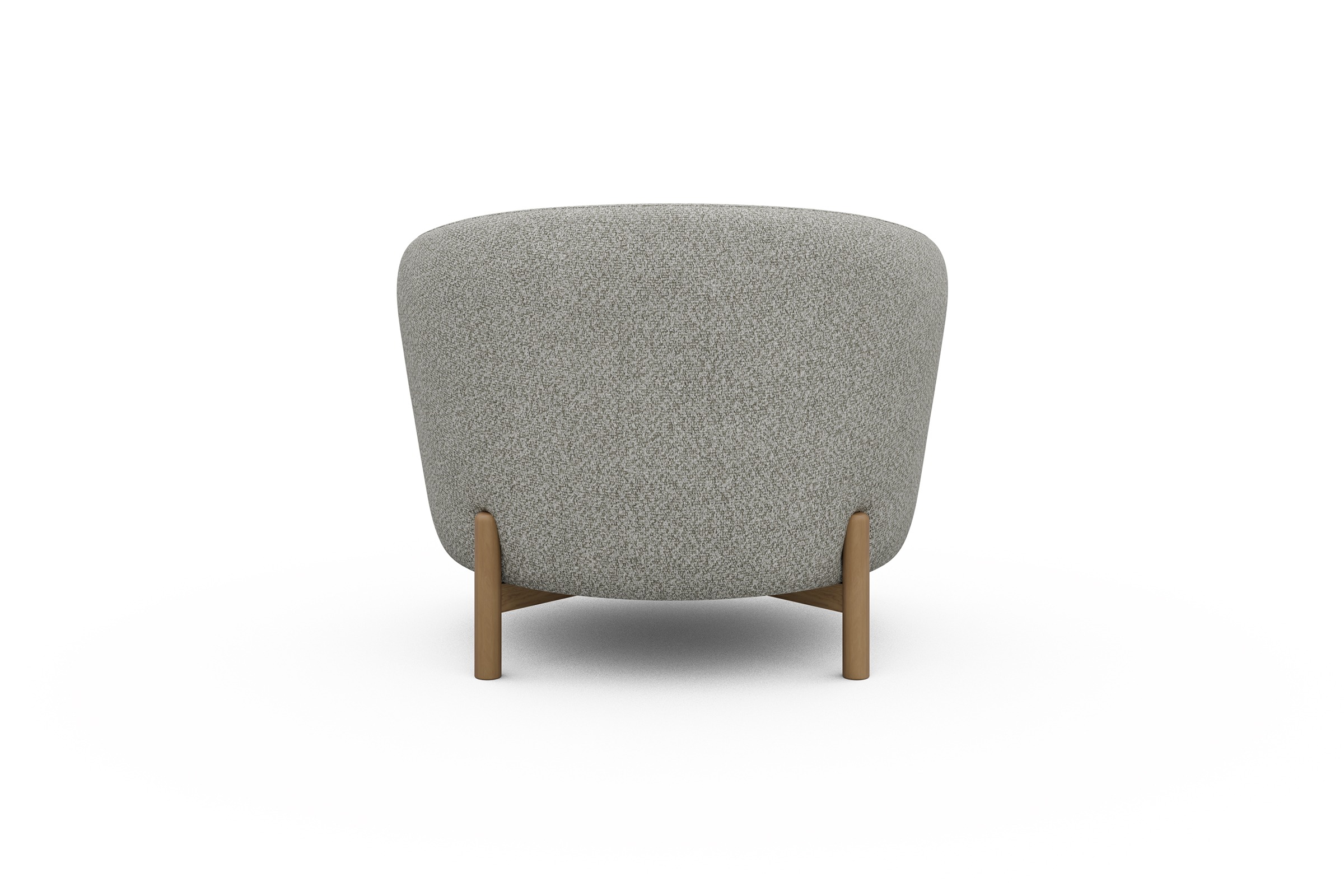 Sessel Ronda Holzbeine Eiche Natur Vanora-Warm-Sand