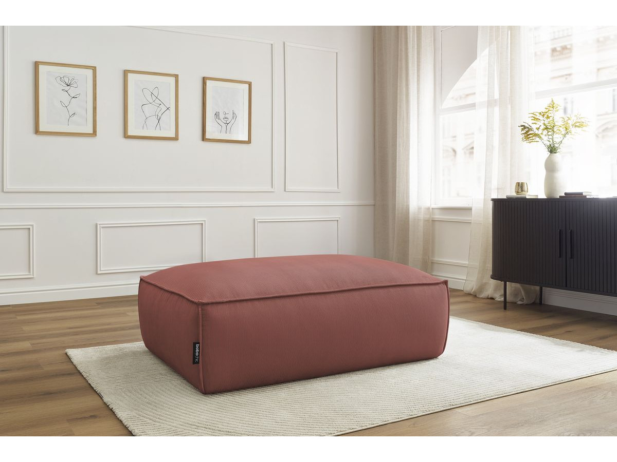 Bobochic Boheme Pouf Cordsamt Rosa