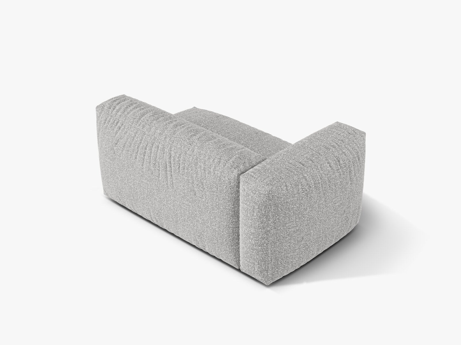 Micadoni Eckmodul Martina 1-Sitzer Groß Links Boucle Monet Silber