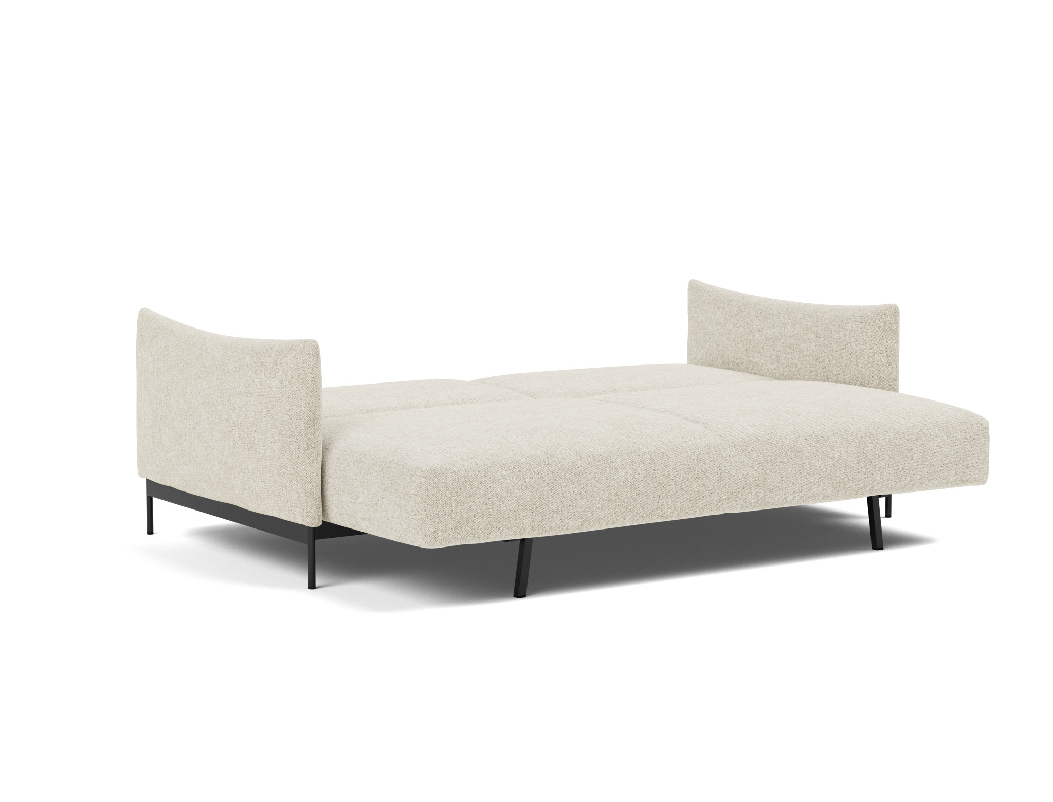 Schlafsofa Malloy Strukturierter Stoff Taura 357-Off-White