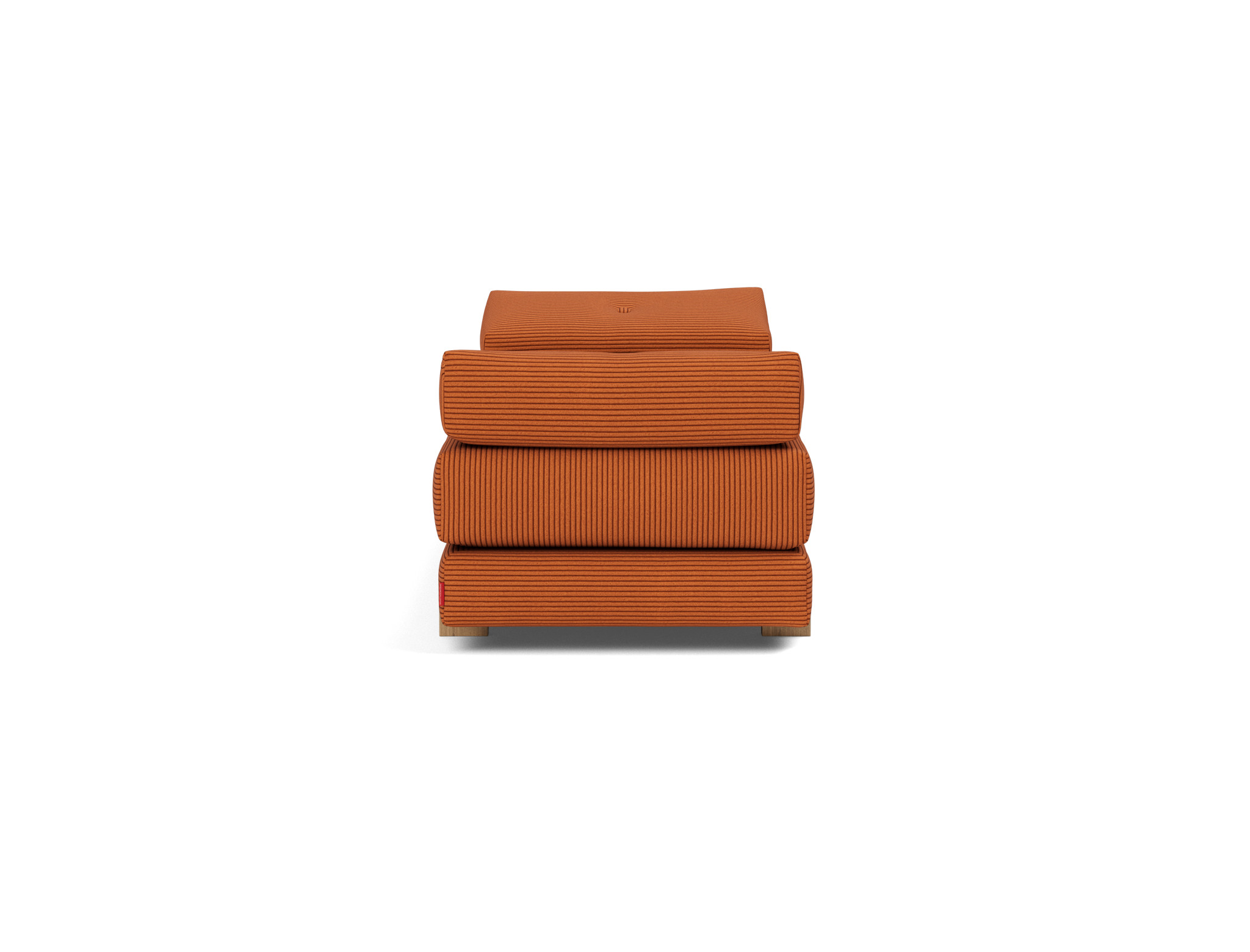 Tagesbett Sigmund Kord Corduroy 595-Burnt-Orange Beine Drip Eiche