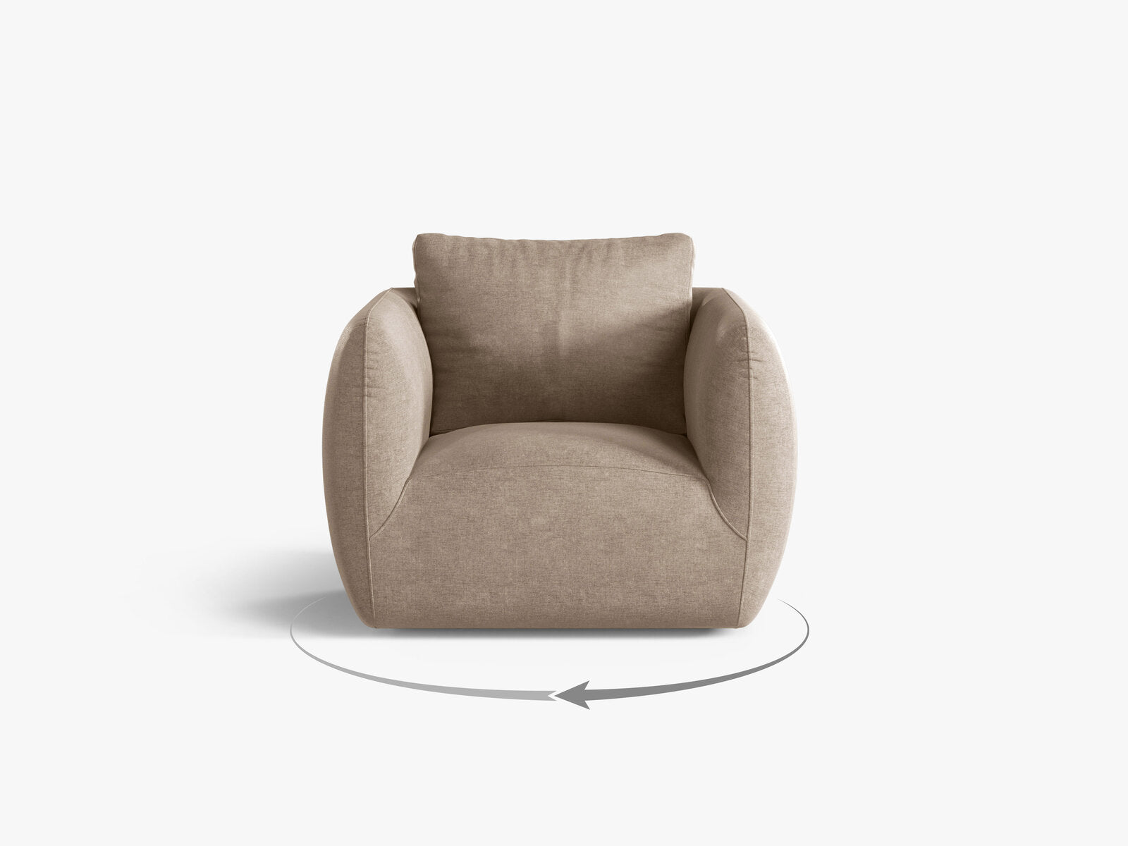 Micadoni Sessel Iga Strukturierter Stoff Wind Sand