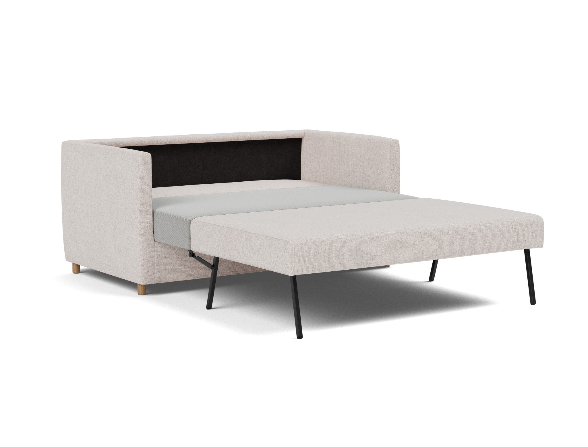 Schlafsofa Olan Strukturierter Stoff Weda 300-Weda-Sand