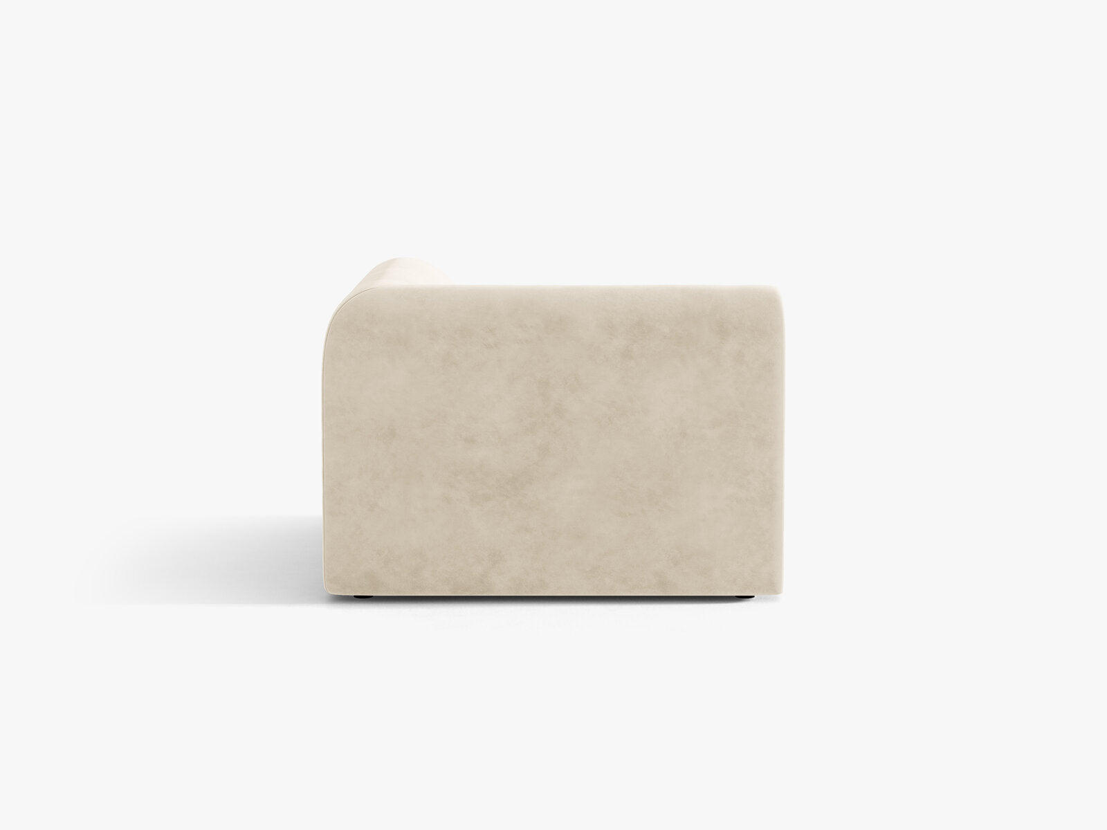 Micadoni Modul Ecke Miley Samt Venus Helles Beige