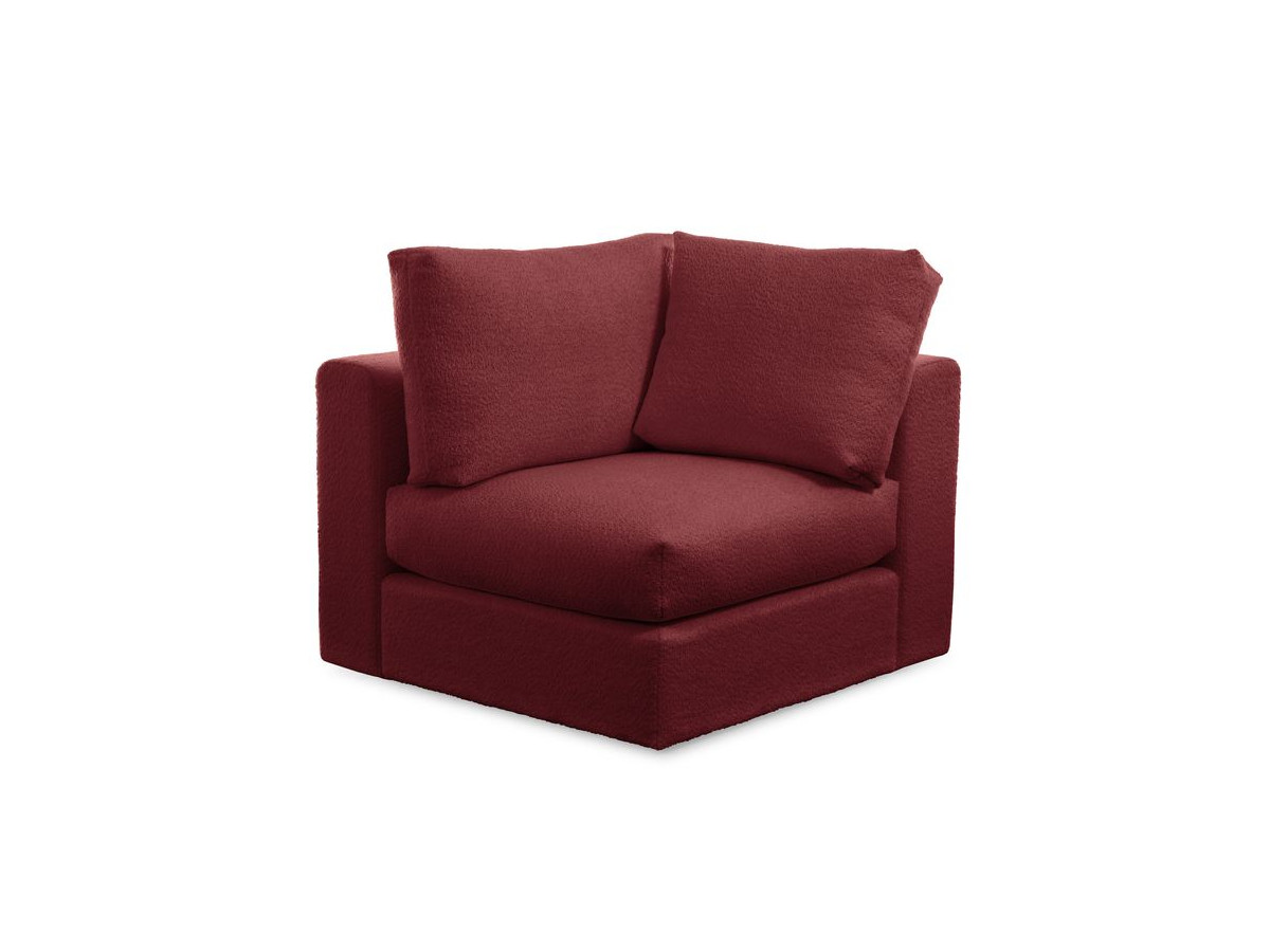 Bobochic Paris Eckmodul Bouclé-Stoff Rot