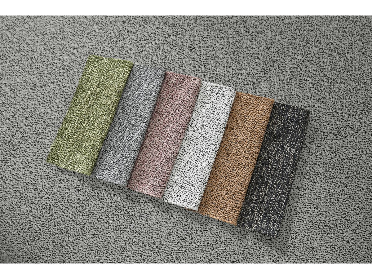 Bobochic William Sofa 3-Sitzer Melange-Stoff Hellgrau