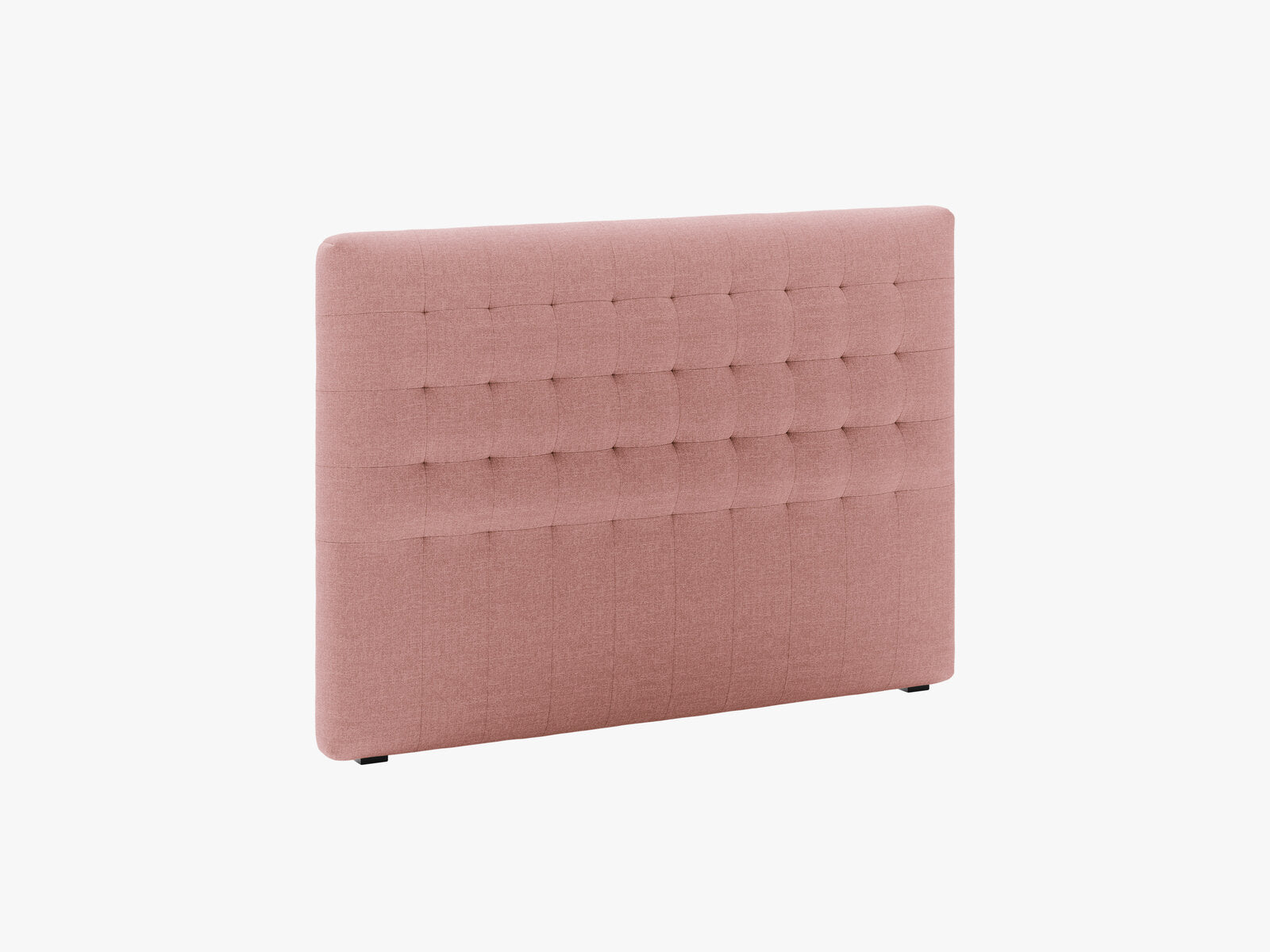 Micadoni Nova Samtiger Kopfteil 120 cm (H 95 cm) Strukturierter Stoff Liberty Rosa 140x95