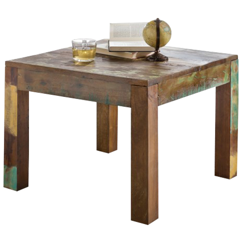 Couchtisch Dyroy Mango Massivholz Bunt 60 × 60 × 47 cm