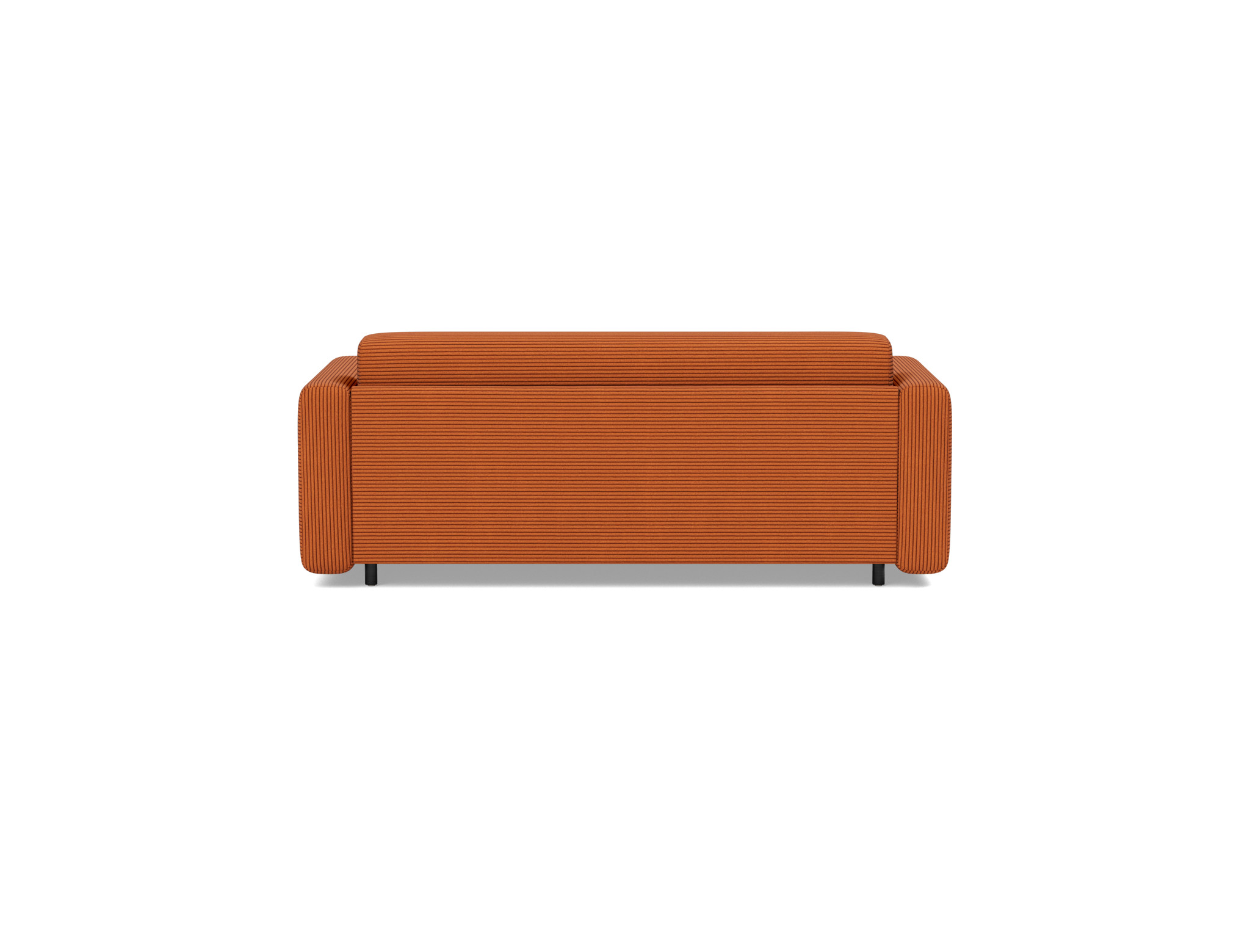 Schlafsofa Killian mit Taschenfederkernmatratze 140 Kord Corduroy 595-Burnt-Orange