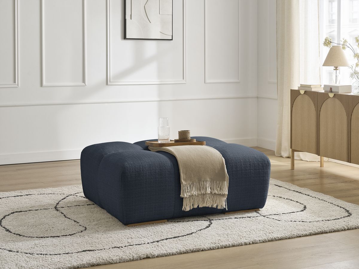 Bobochic Anakin Pouf Strukturstoff Dunkelblau