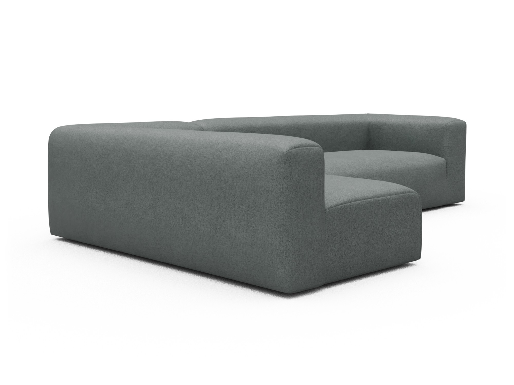 Skandi Home Ecksofa Fred 2x 2,5-Sitzer links offen Denari-Soft-Grey moebelfaktor