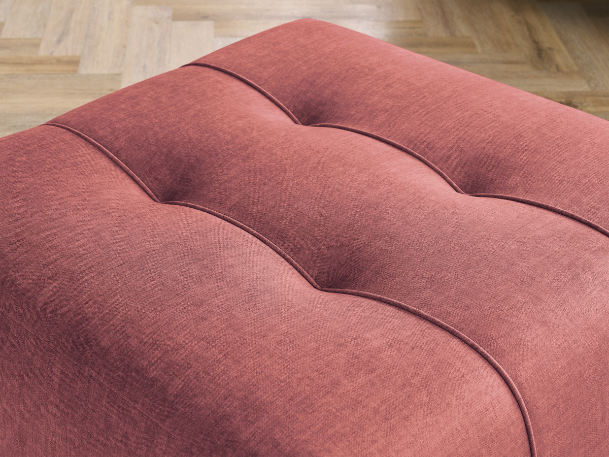 Bobochic Arsene Pouf Samt Orange