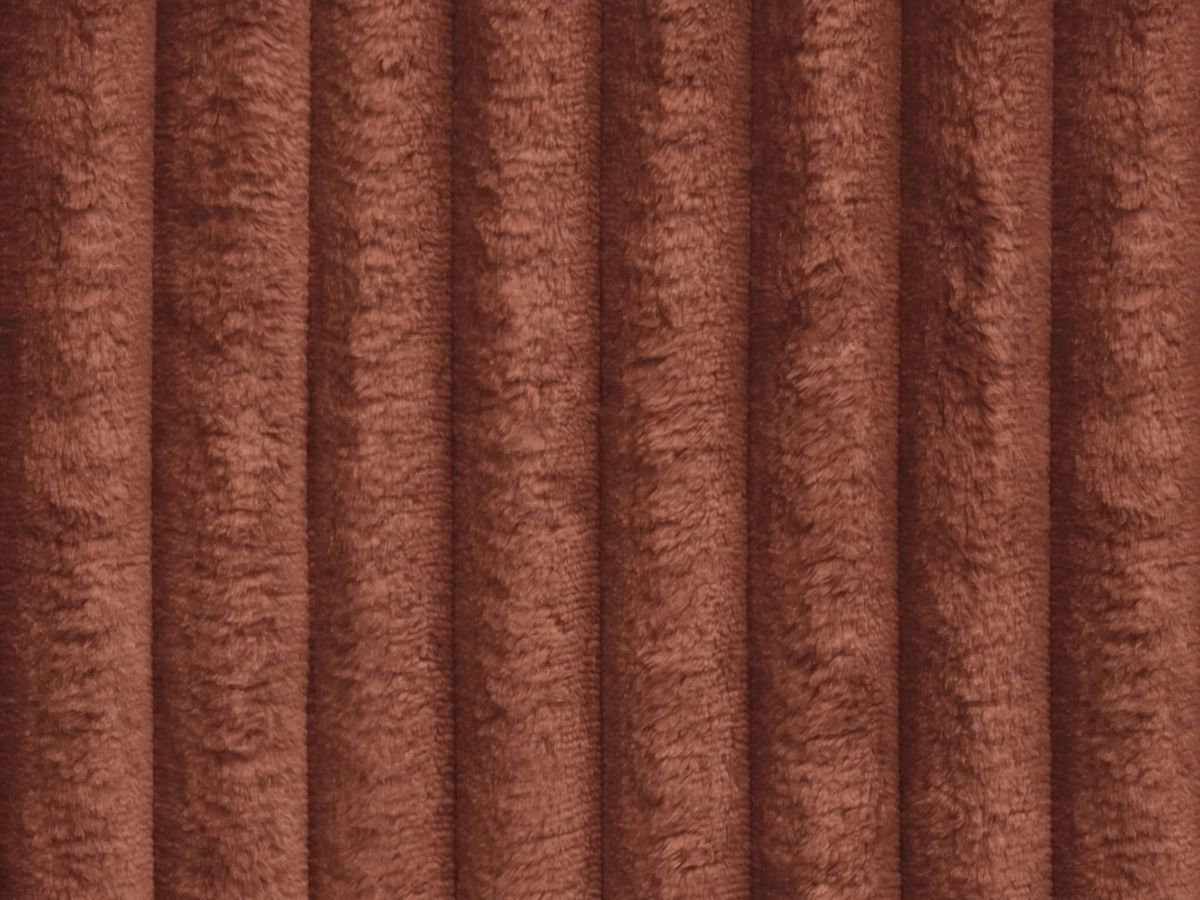 Bobochic Lucien Ecksofa mit Schlaffunktion und Bettkasten Breitcord weich Orange Ecke links