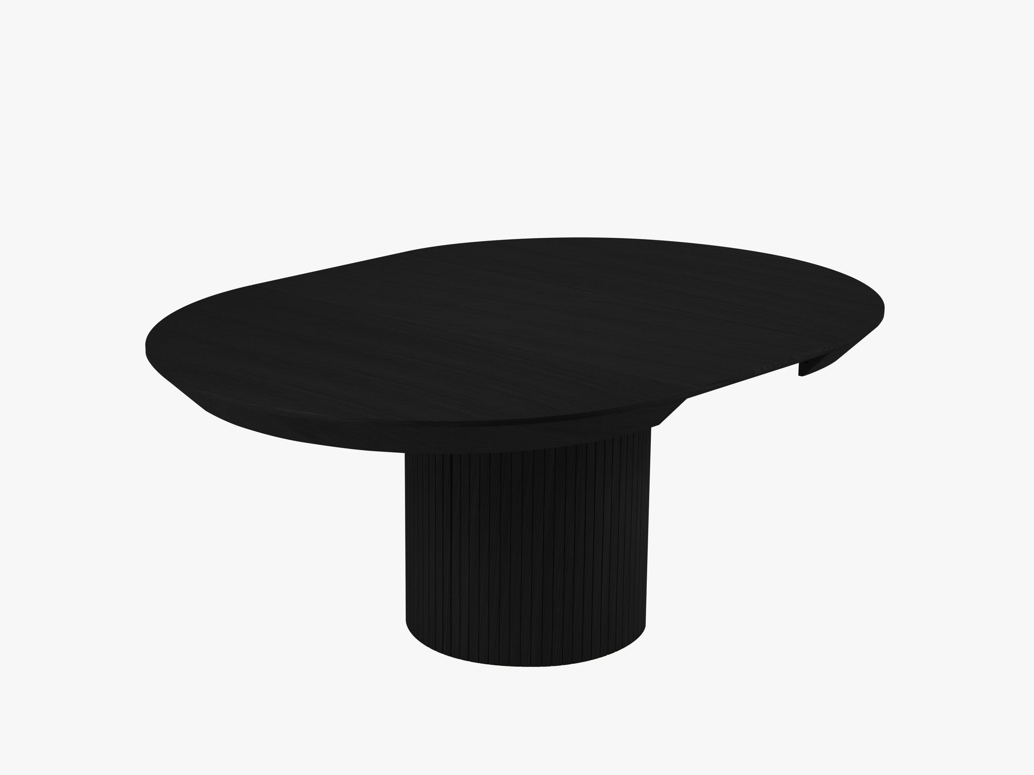 Micadoni 6-Sitzer Tisch Nicole Holz Schwarzes Eichenfurnier und schwarze Eiche