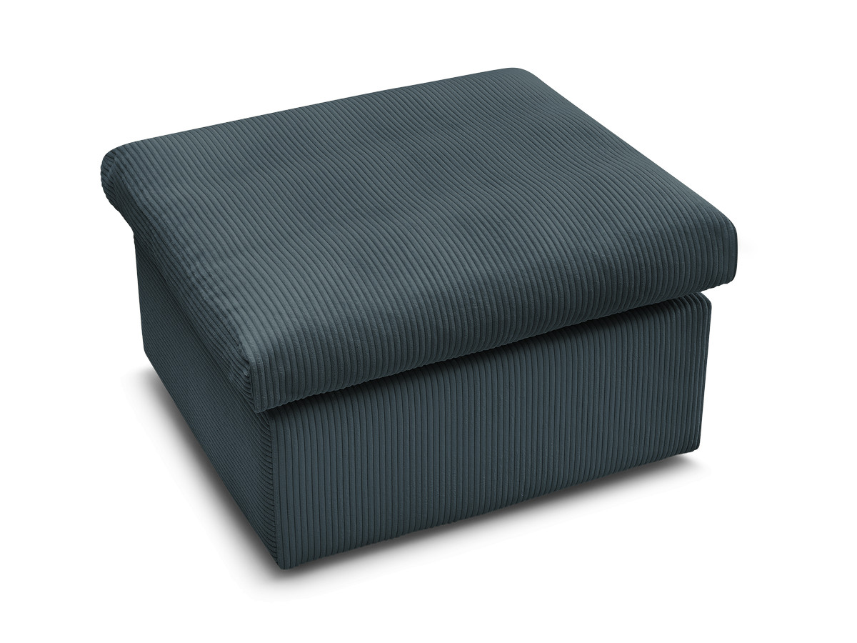 Bobochic Enore Pouf Cordsamt Dunkelblau