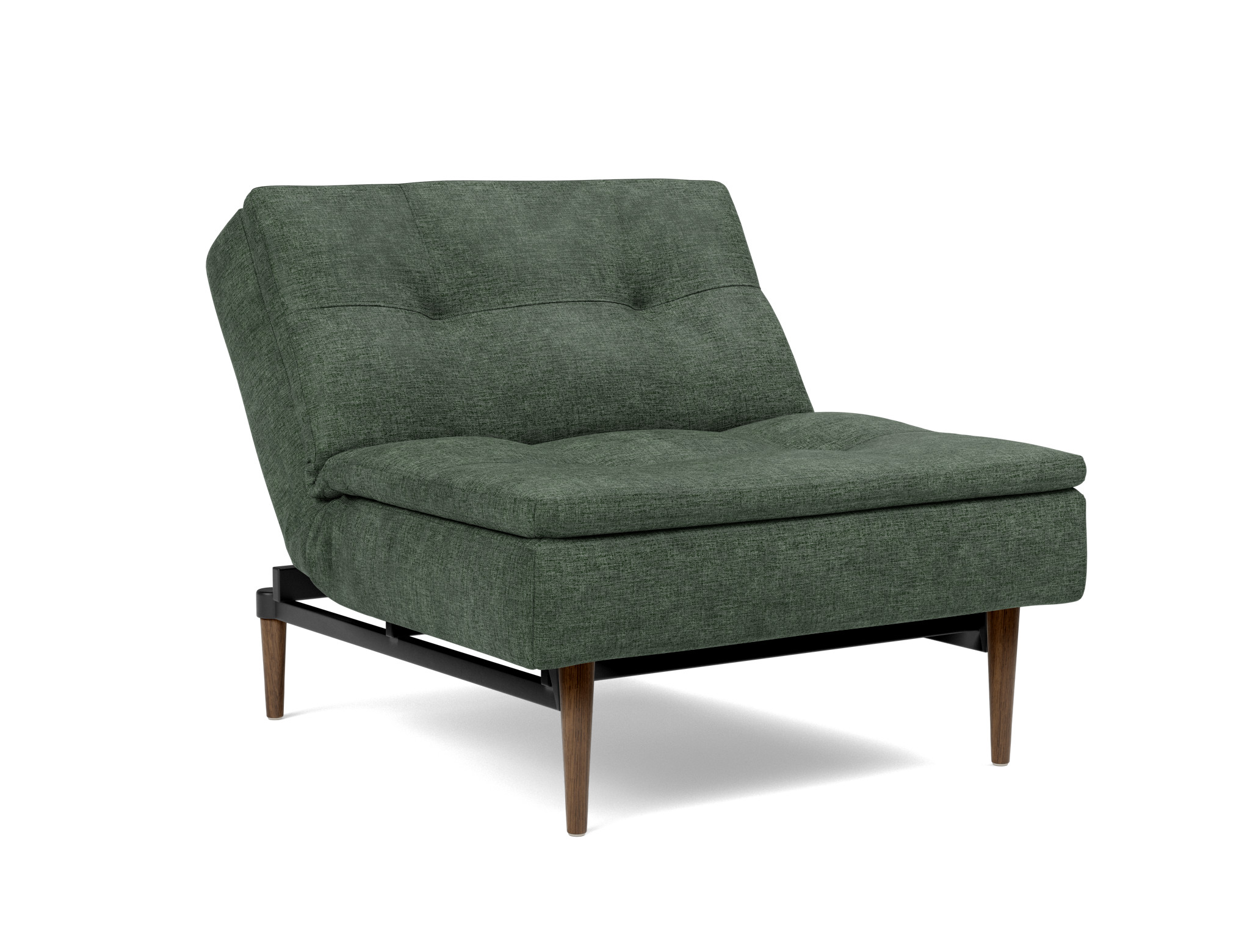 Sessel Dublexo Flachgewebe Avella 281-Pine-Green Beine Styletto Eiche dunkel