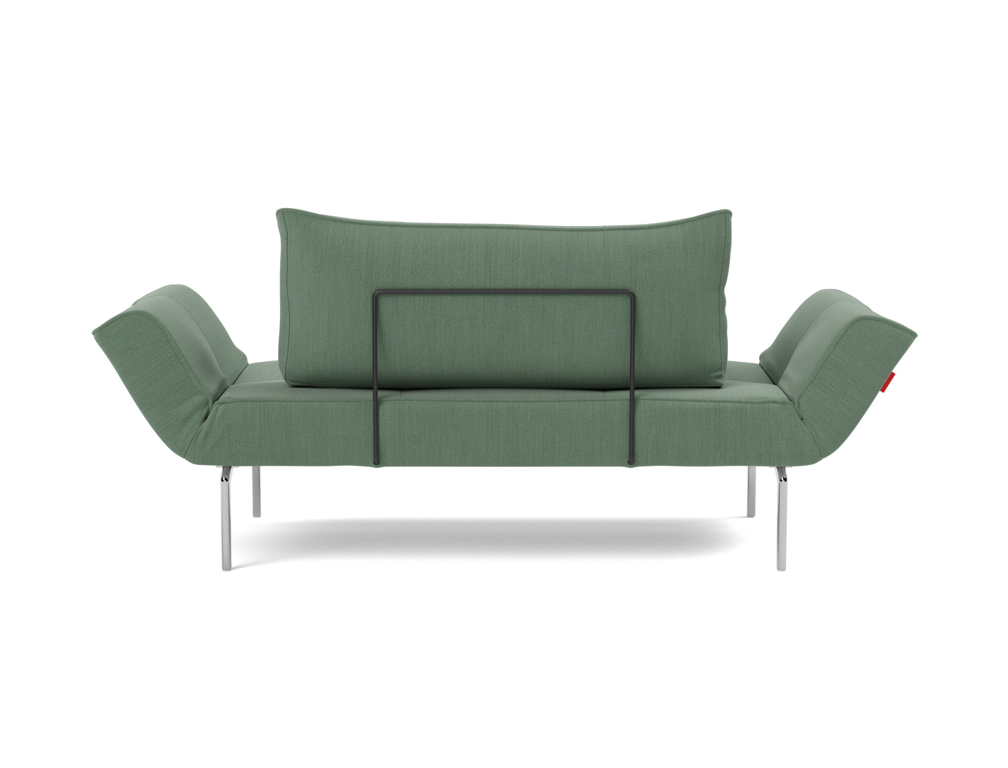 Tagesbett Zeal Flachgewebe Elegance 518-Green Beine Straw Aluminium