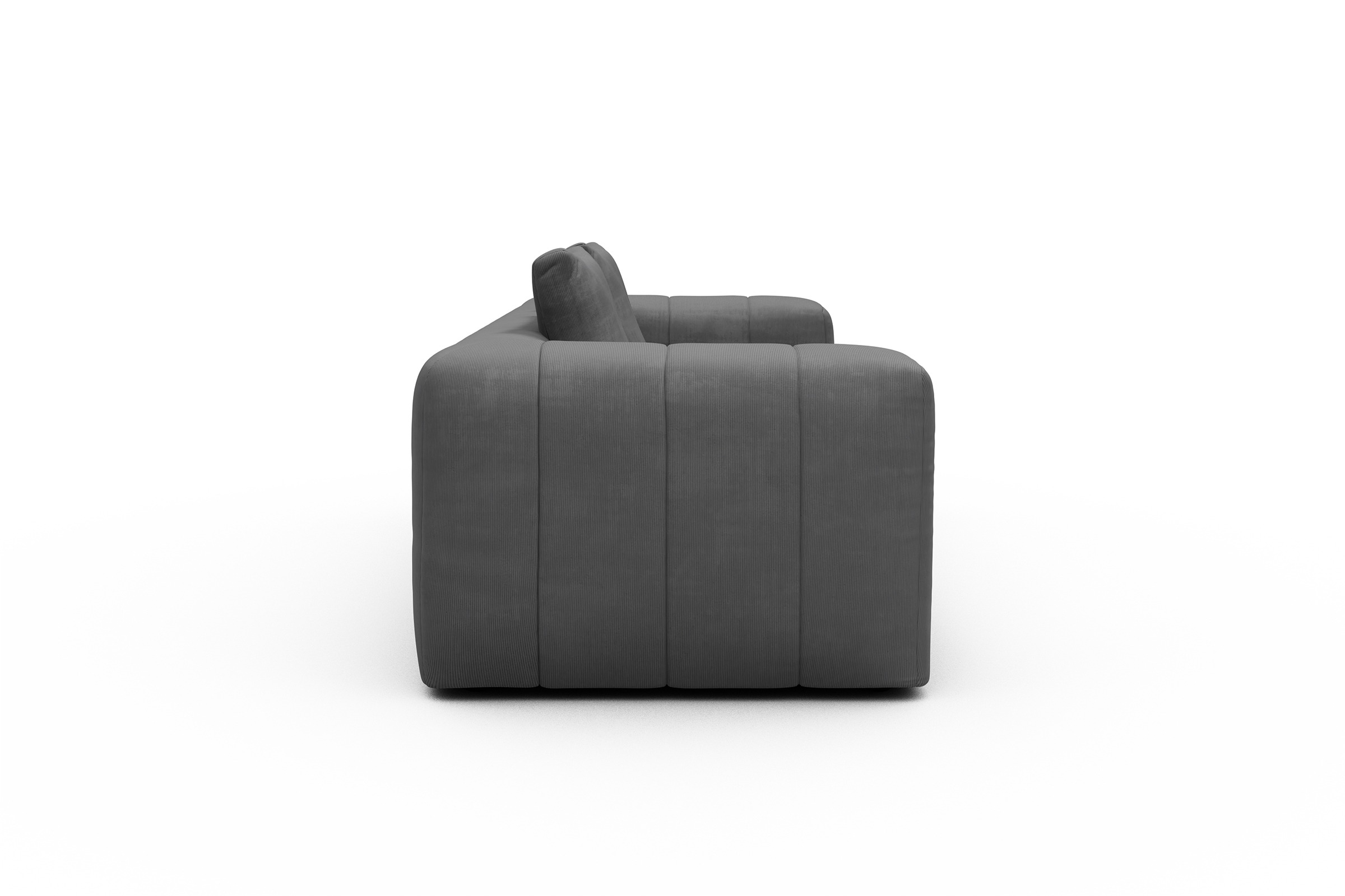 Sofa Hugo 3-Sitzer Cordufine-Grey