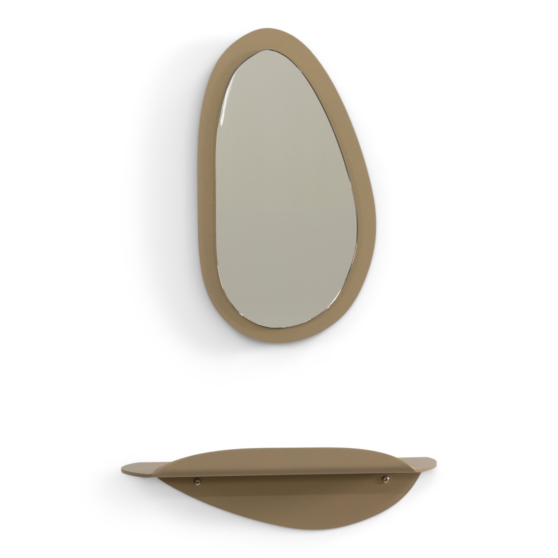 Spinder Design Wandregal Pipa Bottom Champagne