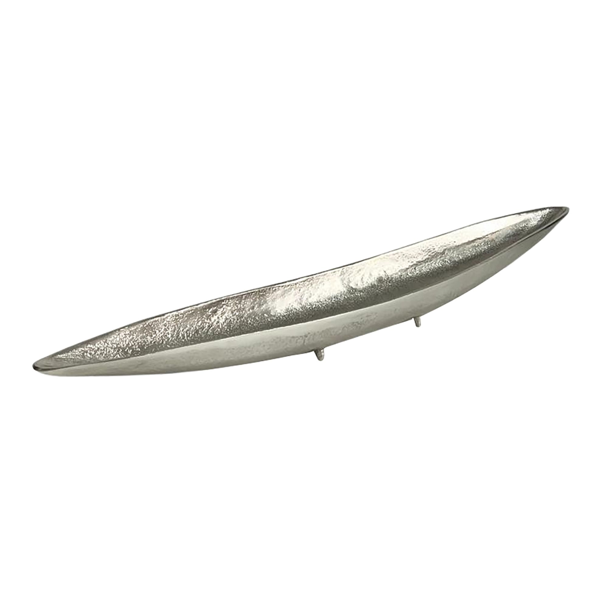 Dekoschale Skjeberg Aluminium Silber 60 cm