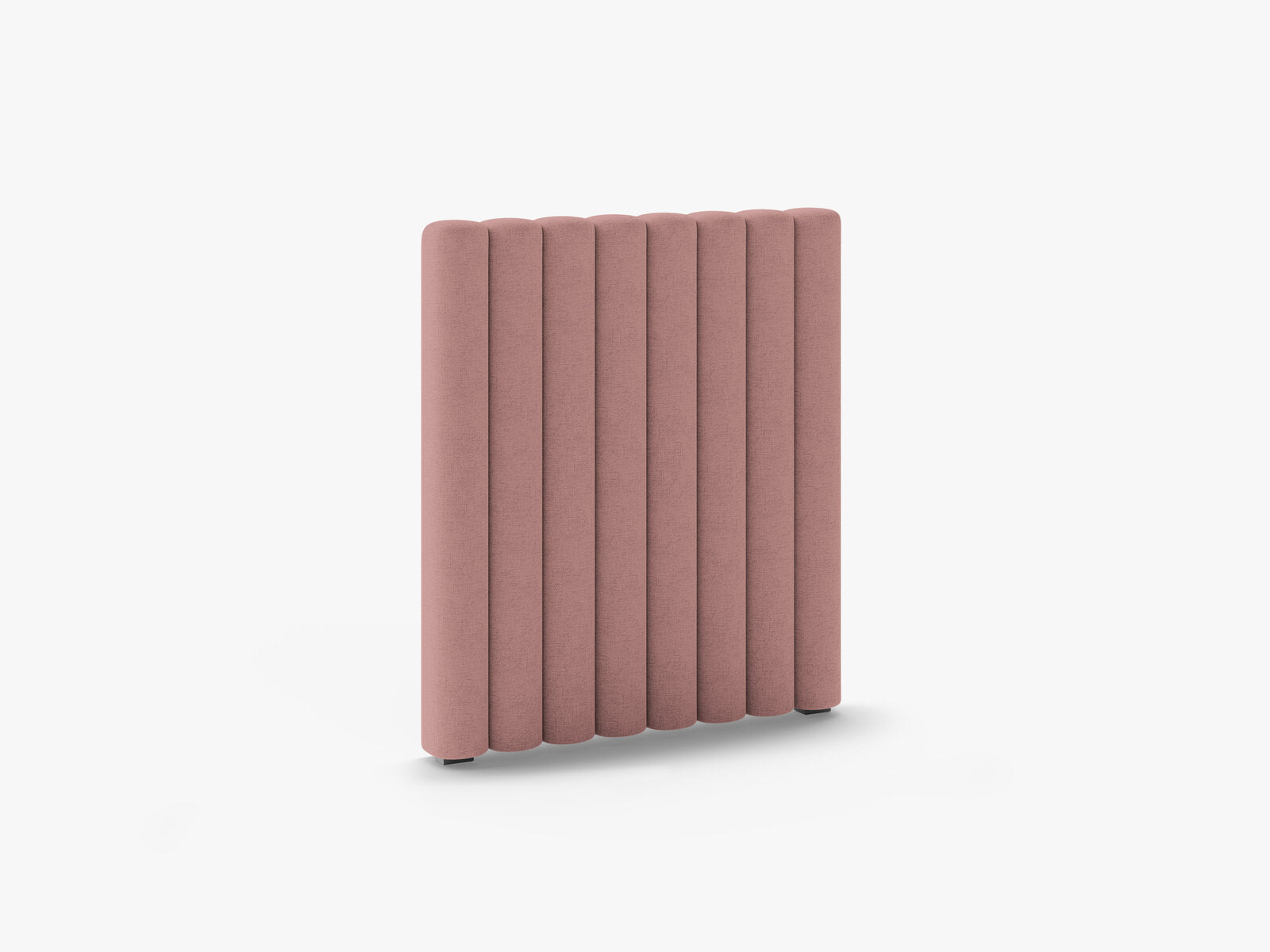 Micadoni Mistero Samtiger Kopfteil 80 cm Strukturierter Stoff Moly Dunkelrosa 80x95