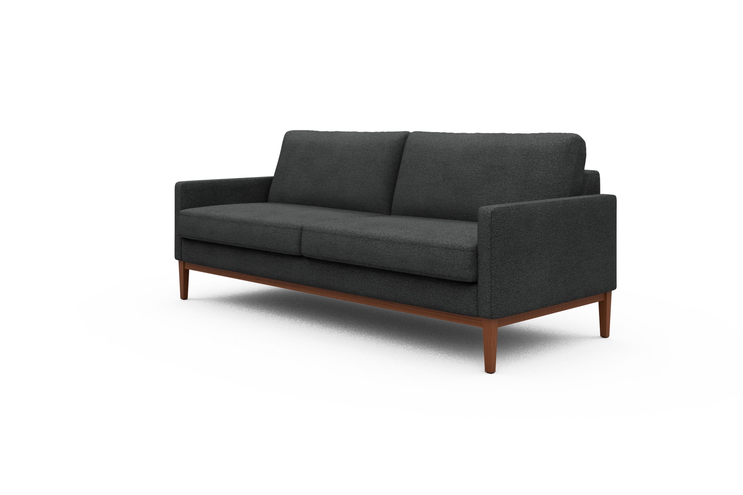 Sofa Bodo 3-Sitzer Boucle-Charcoal