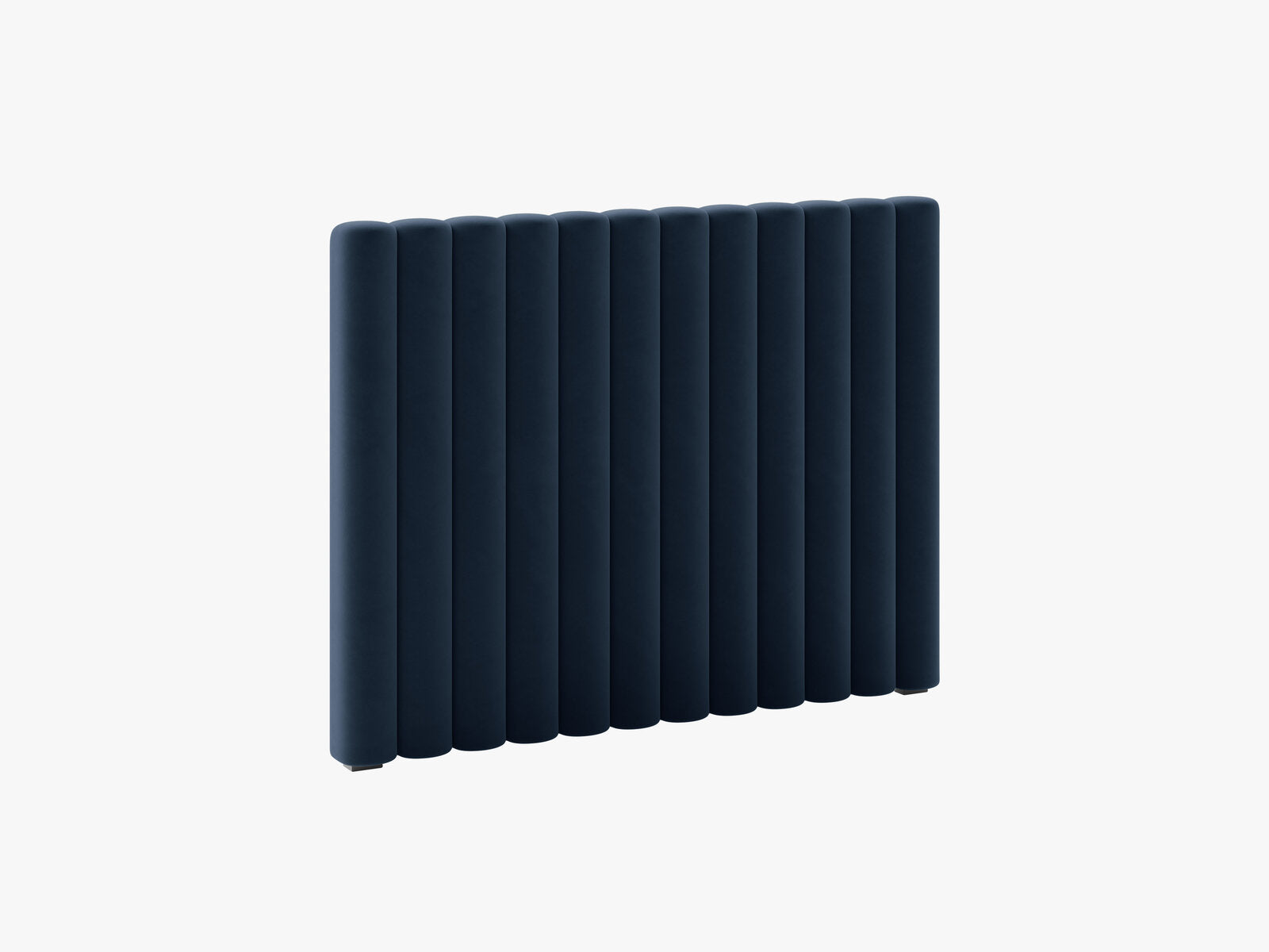 Micadoni Mistero Samtiger Kopfteil 80 cm Samt Paris Dunkelblau 120x95