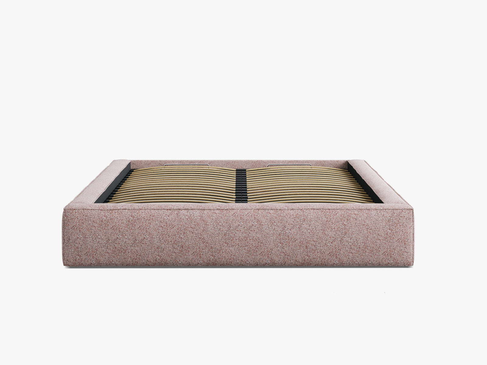 Micadoni Bett Simon Strukturierter Stoff Puente Rosa Melange