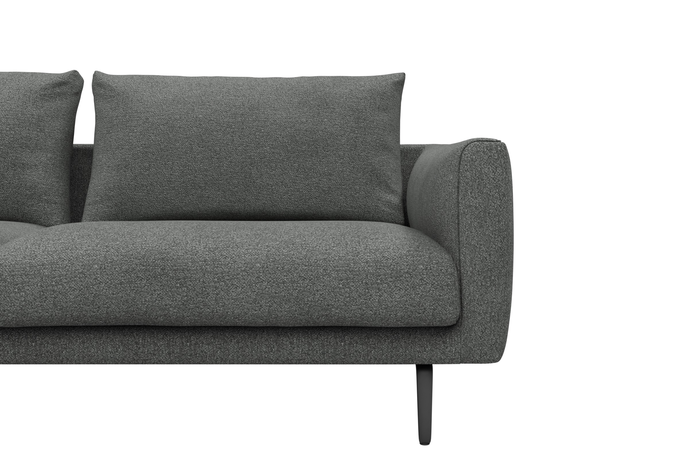 Sofa Karl 3-Sitzer Boucle-Ash-Grey