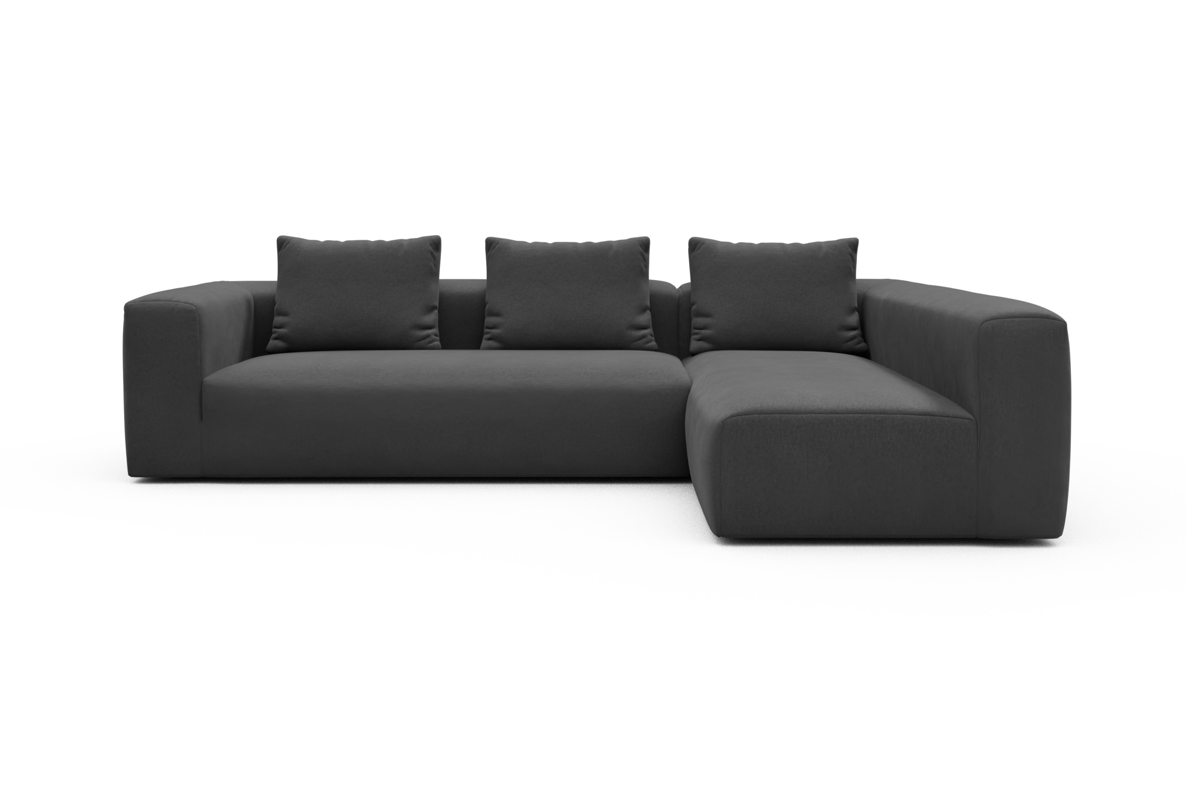 Skandi Home Ecksofa Fred 2x 2,5-Sitzer rechts offen Satya-Zinc moebelfaktor