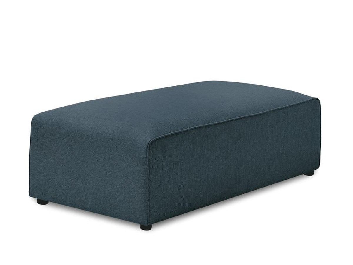 Bobochic Megeve Pouf Melange-Stoff Dunkelblau