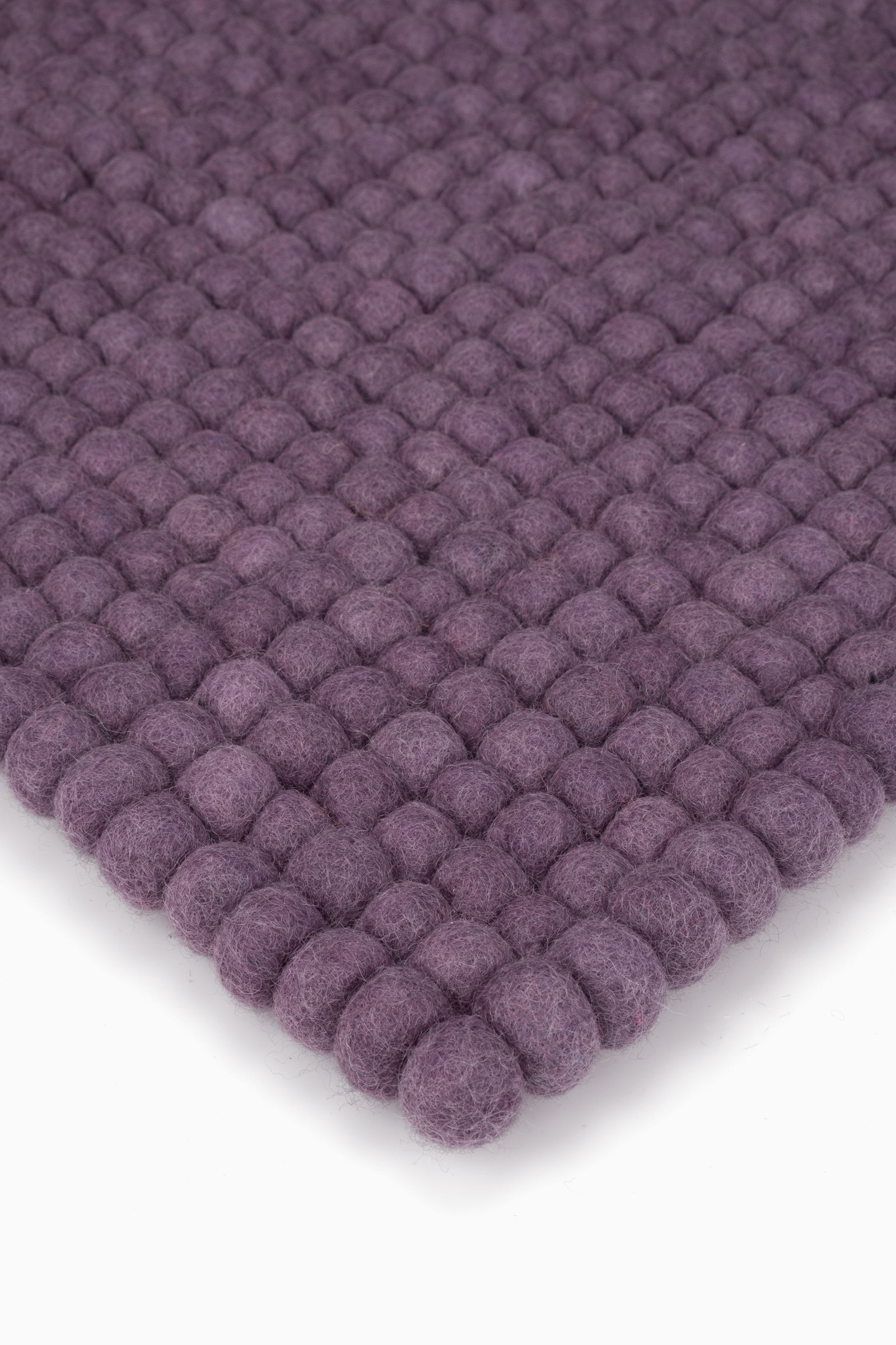 myfelt Frida Filzkugel-Sitzauflage Violett 36 x 36 cm