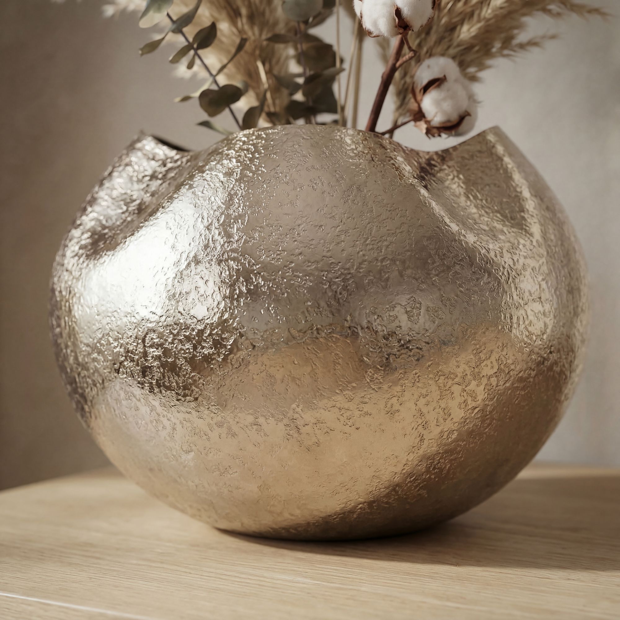 Blumentopf Sjovegan Aluminium Silber Ø 30 cm