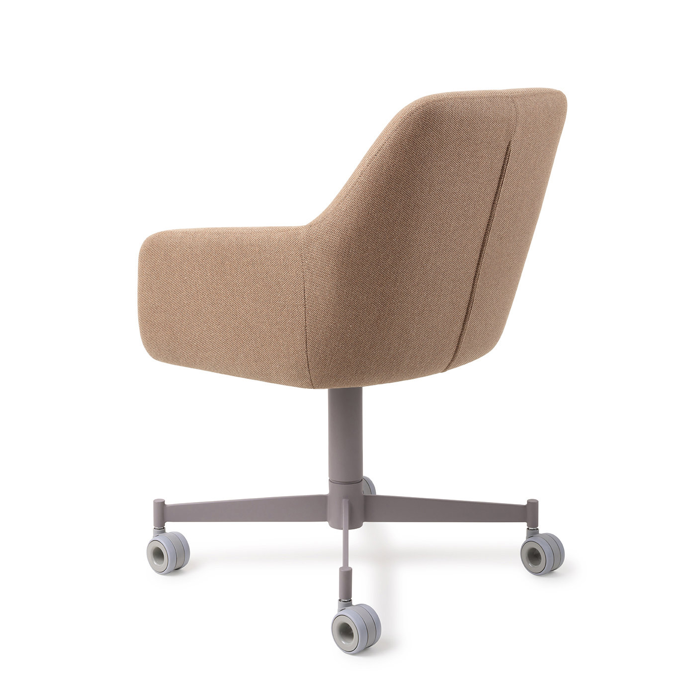 Jesper Home Esszimmerstuhl Hiroo Whisper Wheat Caster Grau