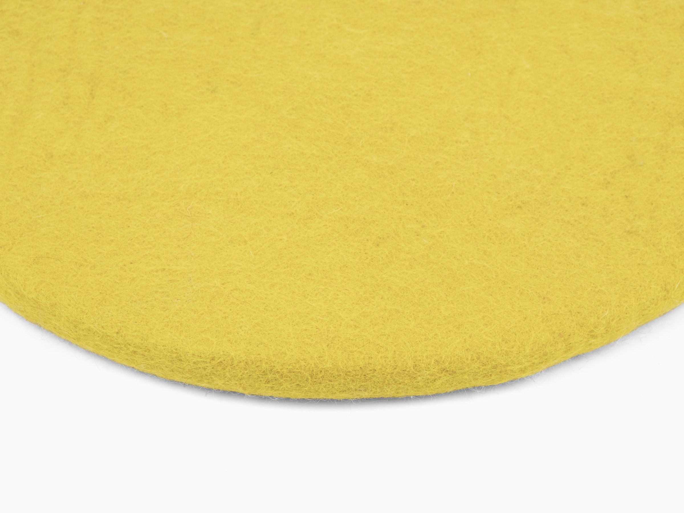 myfelt Kata Filz-Sitzauflage Gelbgrün Ø 36 cm