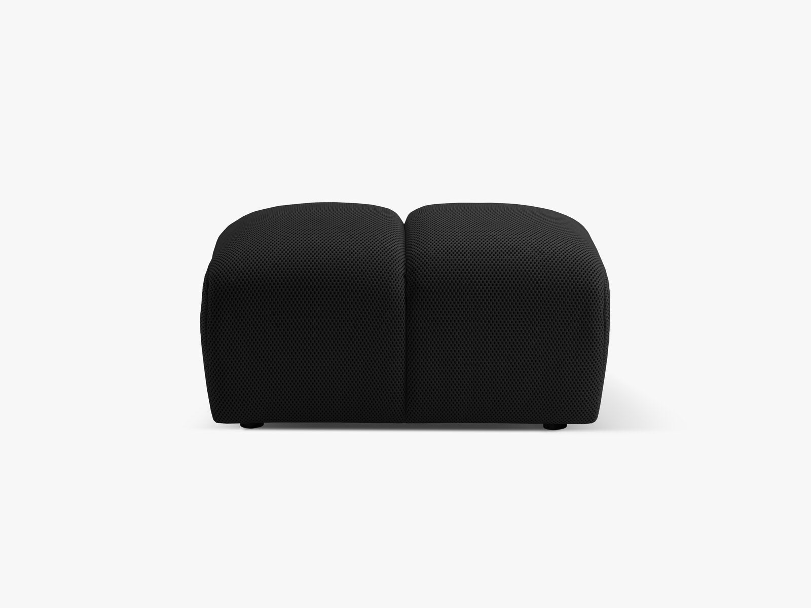 Micadoni Hocker Diana 3D-Stoff Sonic Schwarz