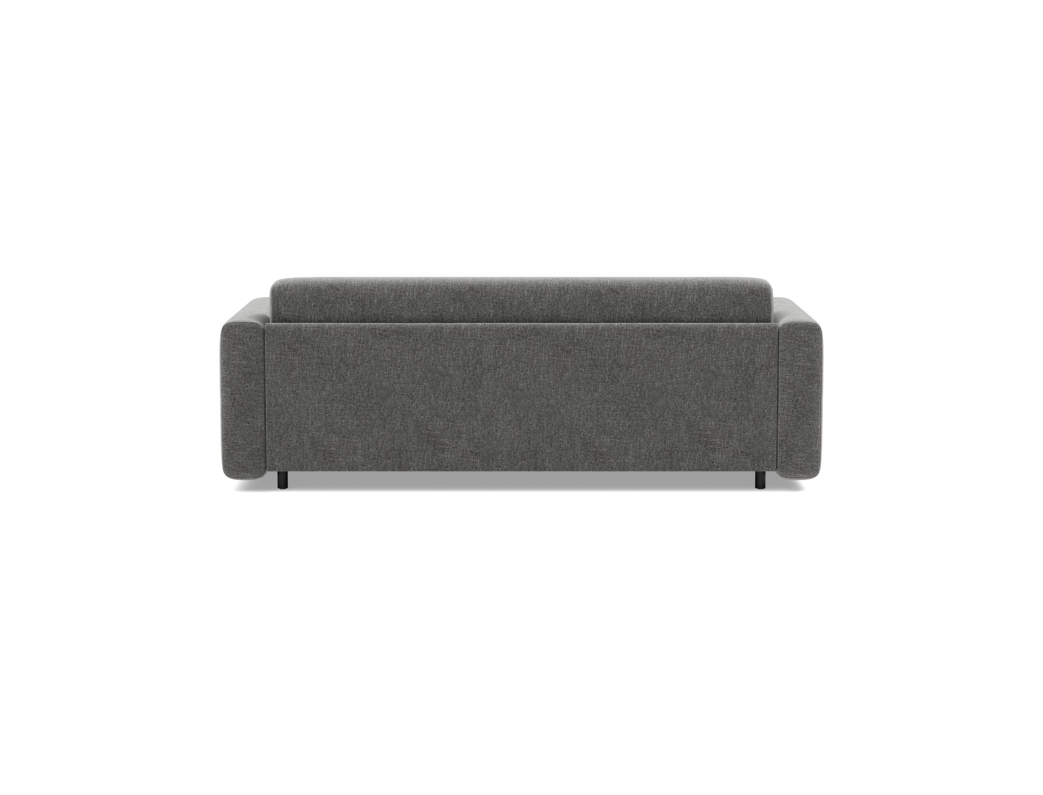 Schlafsofa Killian mit Memory-Matratze 160 Strukturierter Stoff Twist 563-Charcoal