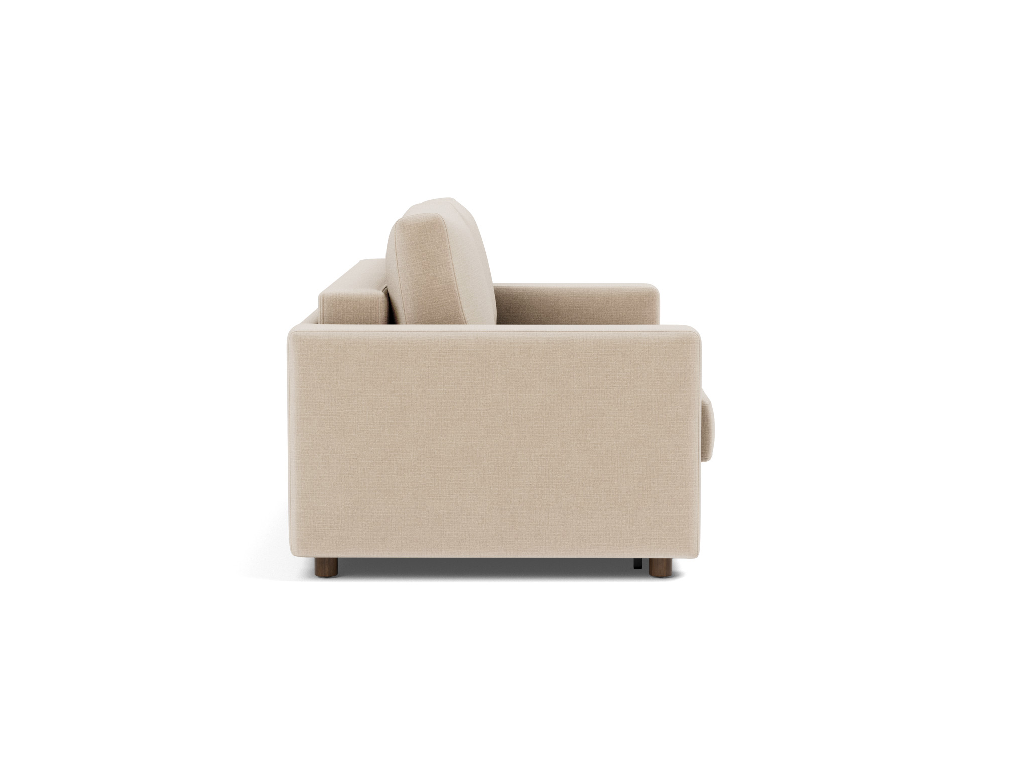 Schlafsofa Neah mit Standard-Armlehnen 160 Chenille Esina 410-Almond-Beige