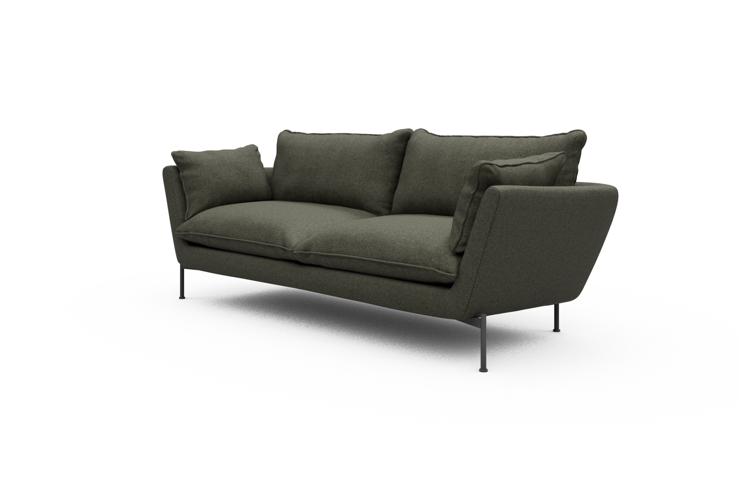 Sofa Anton PREMIUM 3-Sitzer Sama-Winter-Moss