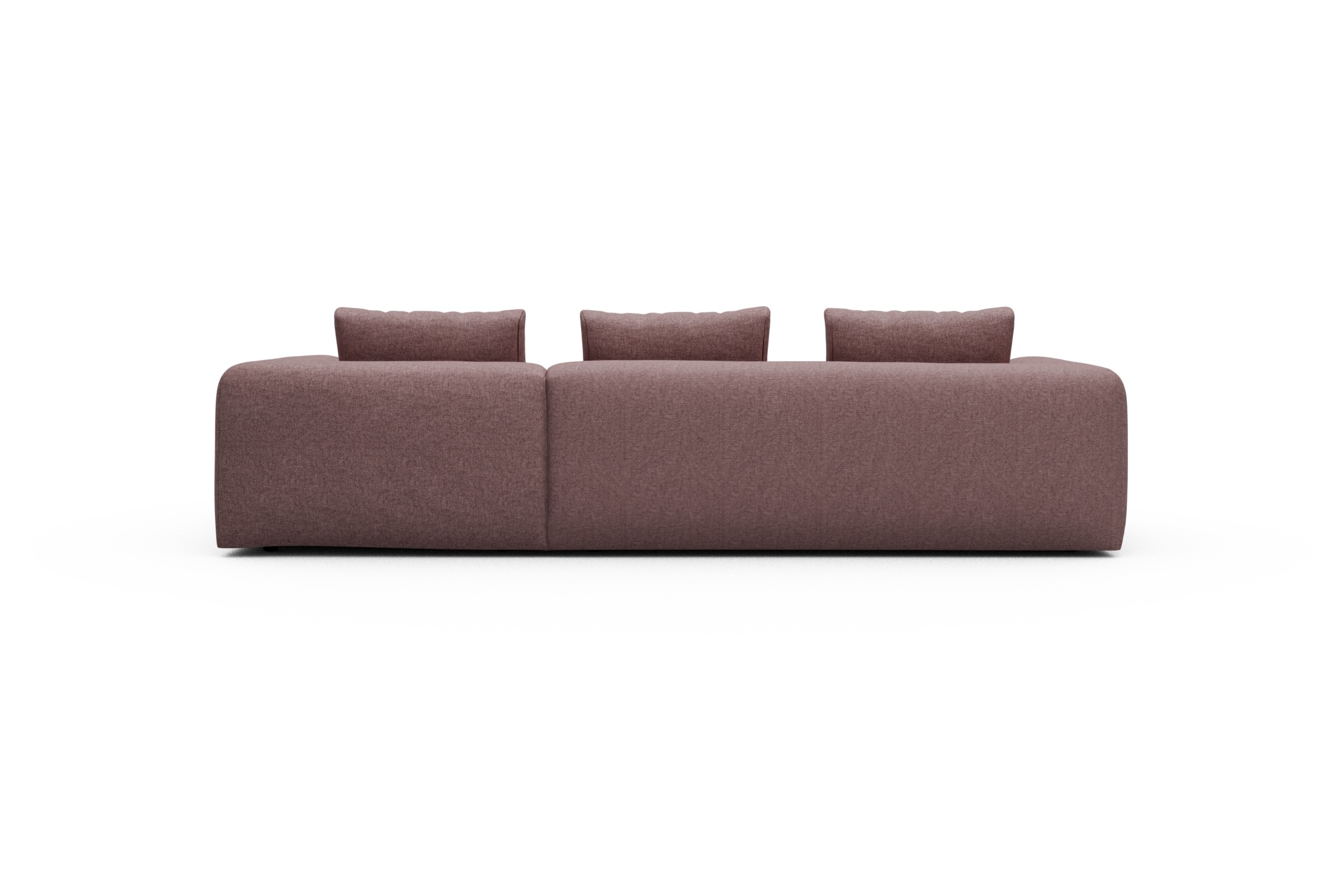 Ecksofa Fred Chaiselongue rechts mit 2,5-Sitzer Sama-Flamingo