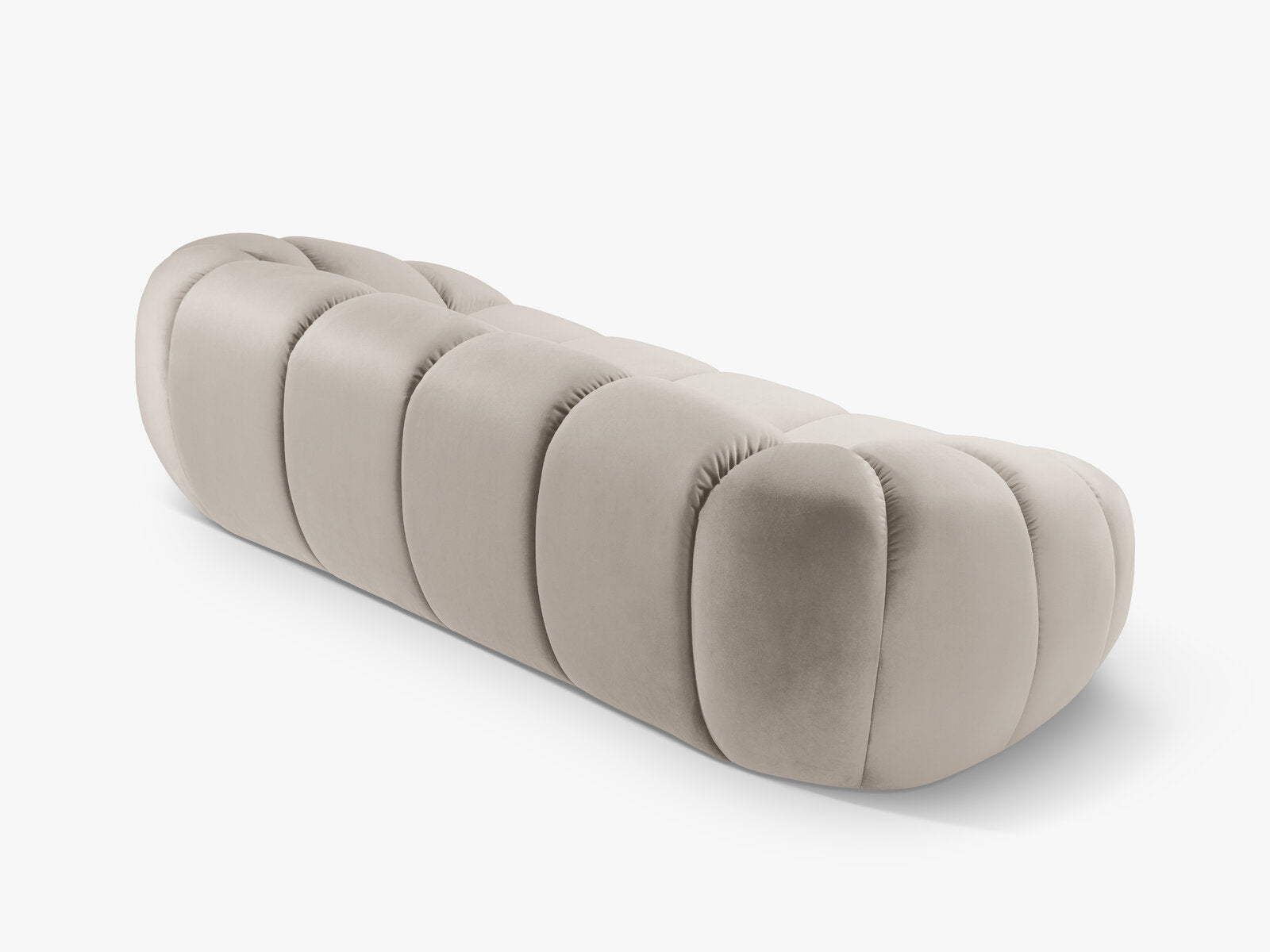 Micadoni Sofa Diana 3-Sitzer Samt Beige