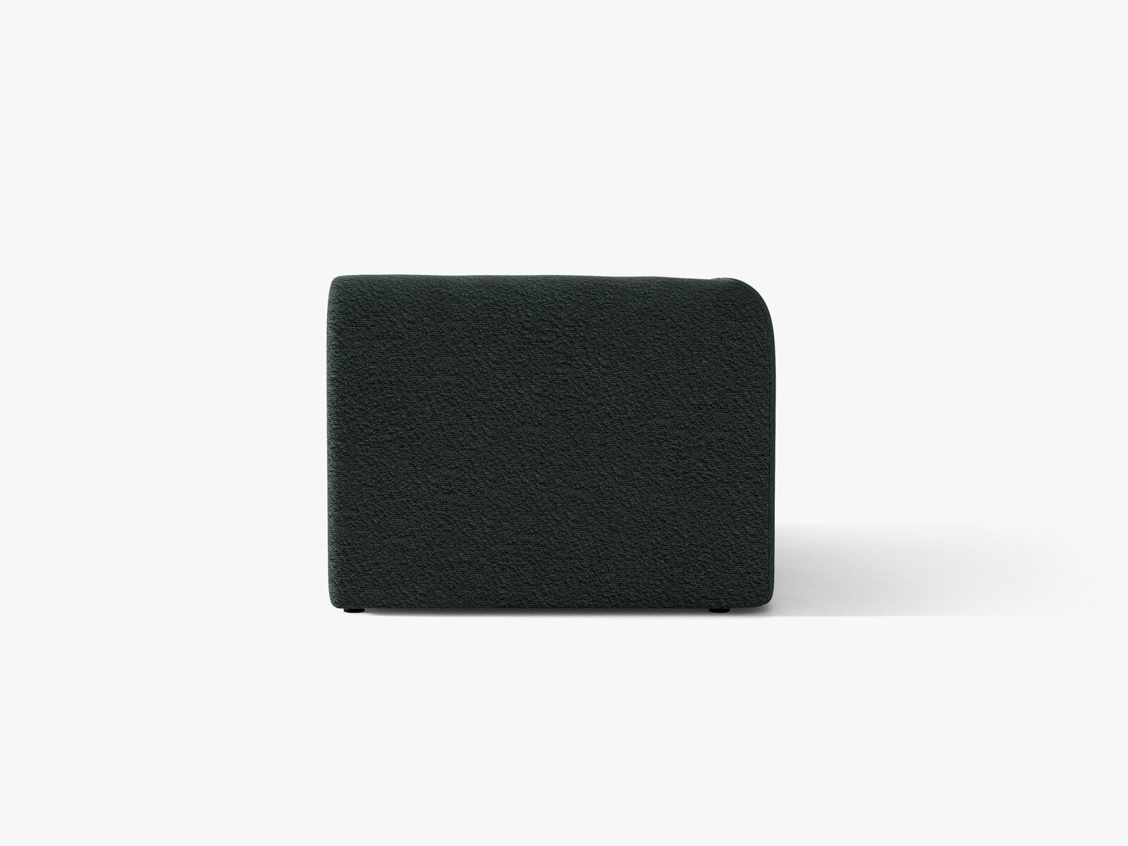 Micadoni Eckmodul Miley 1-Sitzer Links Boucle Baloo Schwarz