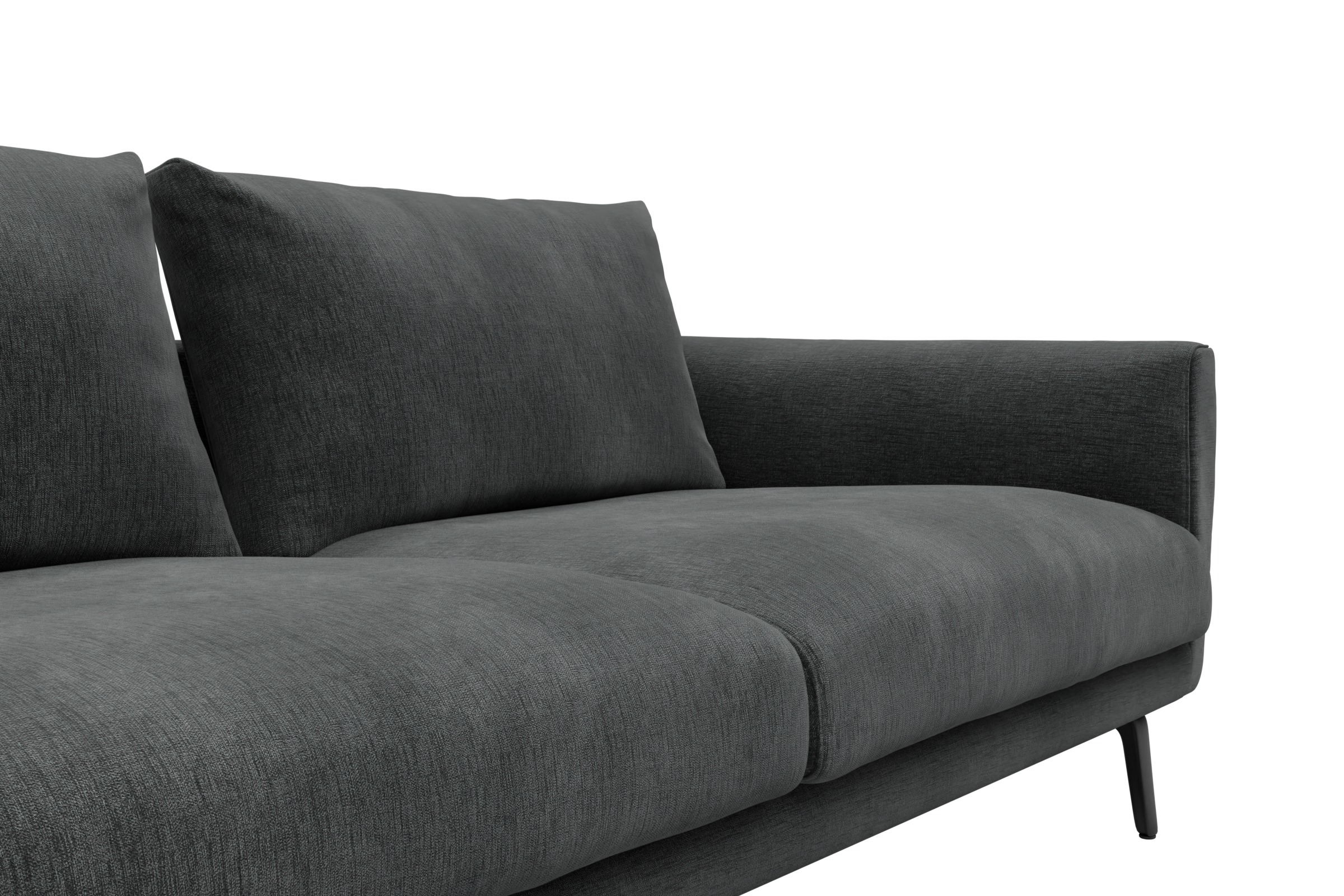 Sofa Karl 3-Sitzer Smooth-Deep-Warm-Grey