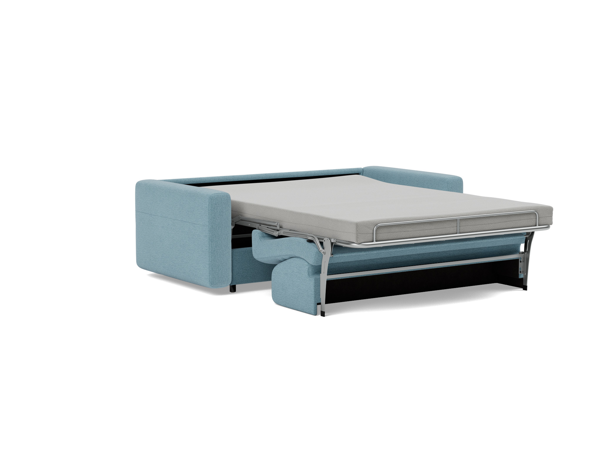 Schlafsofa Killian mit Taschenfederkernmatratze 140 Flachgewebe Mixed Dance 525-Light-Blue
