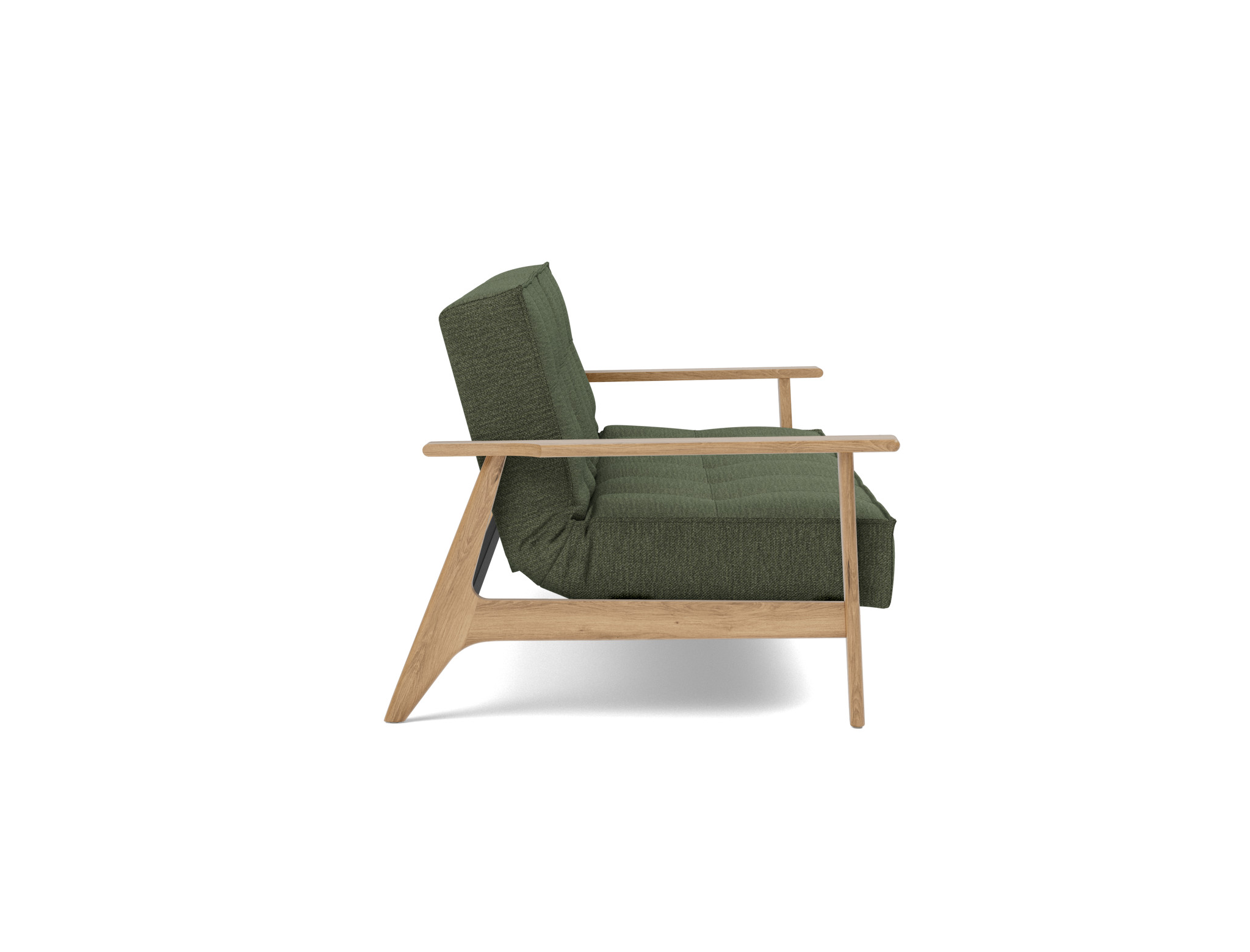 Schlafsofa Splitback Frej Strukturierter Stoff Taura 353-Forest
