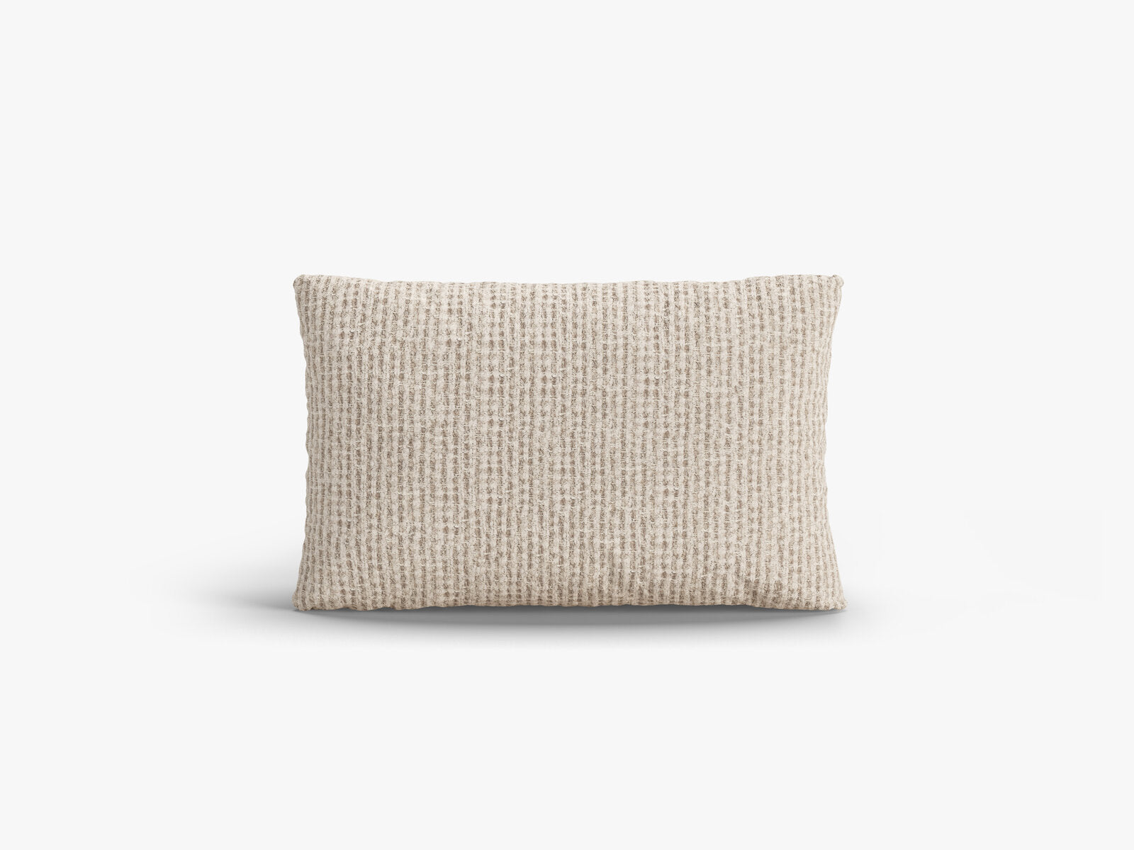Micadoni Kissen Poppy Chenille Silencio Helles Beige 30x50