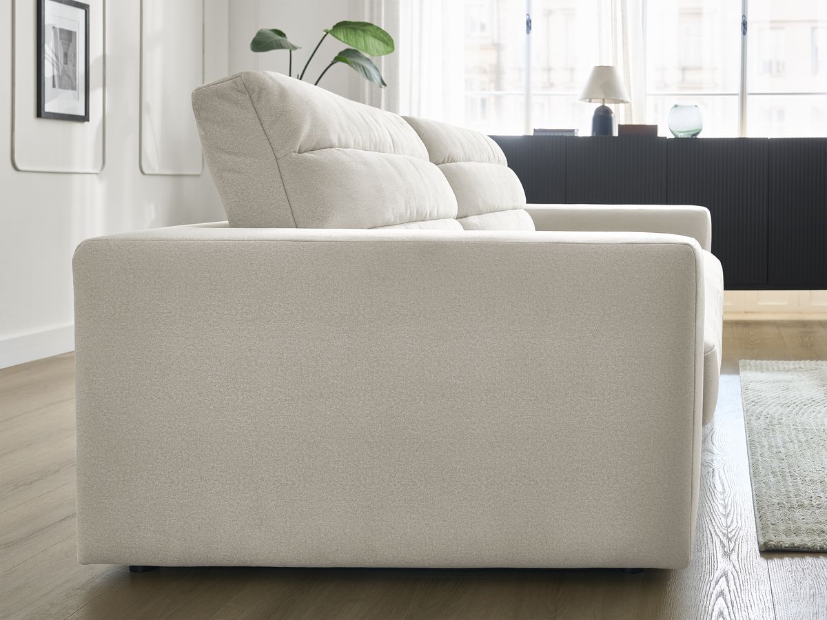 Bobochic Sierra Sofa 3-Sitzer Samt Beige